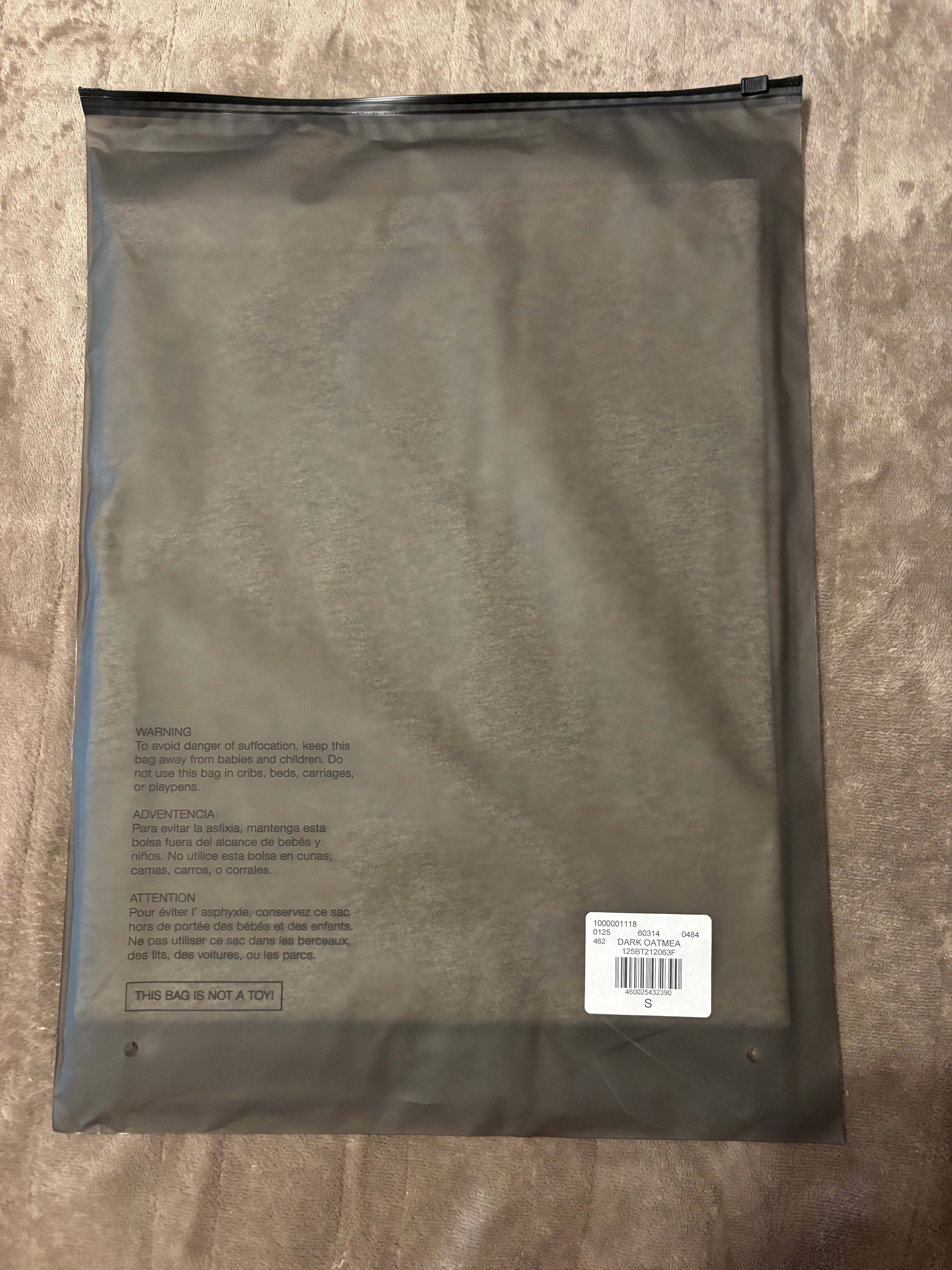 NEW Fear of God Essentials Dark Oatmeal T-Shirt Size XS-M