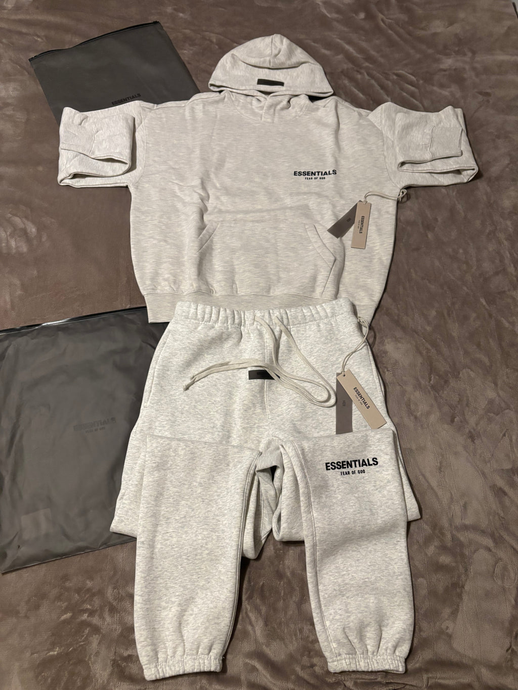 NEW Fear of God Essentials Light Oatmeal Cuffed Bundle Size XXS-L
