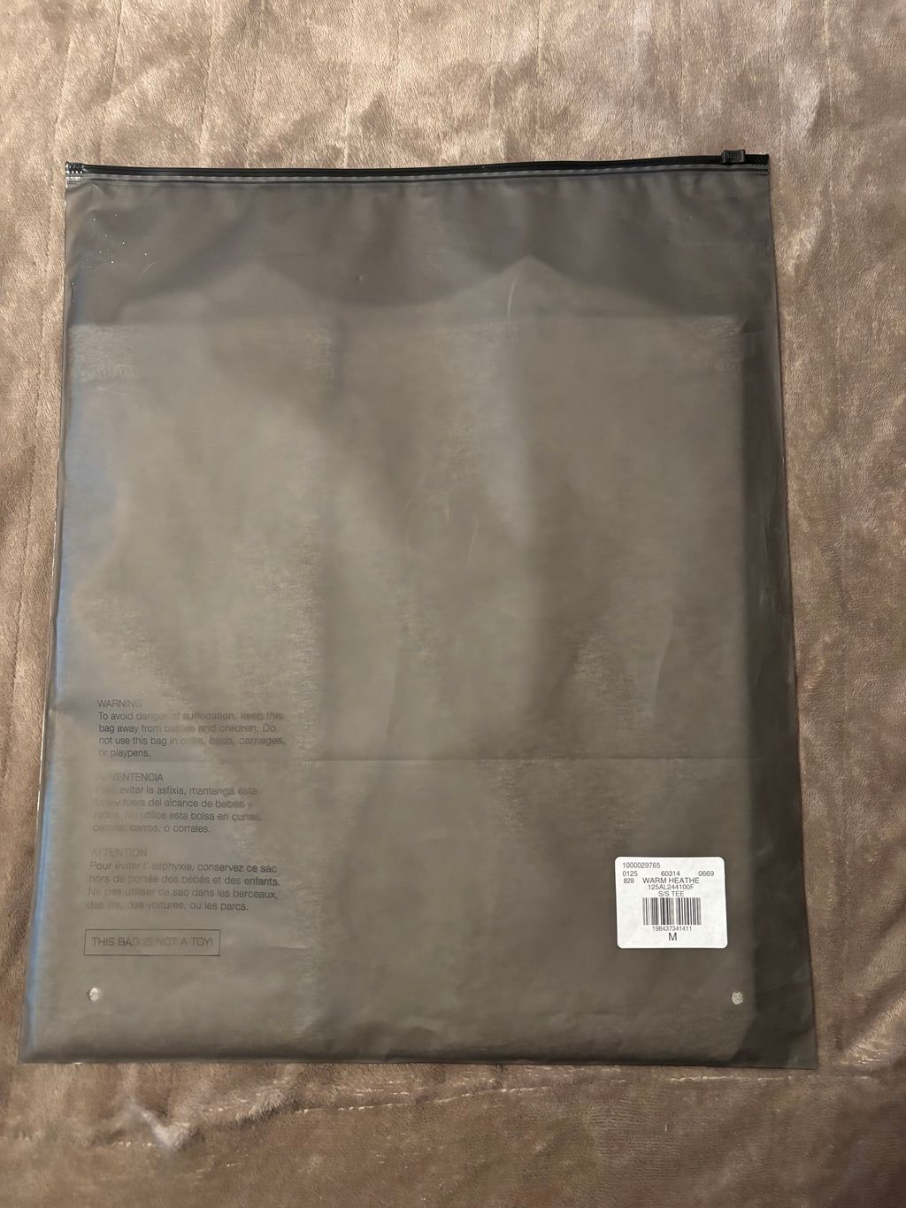 NEW NBA Fear of God Essentials Warm Heather T-Shirt Size S-M