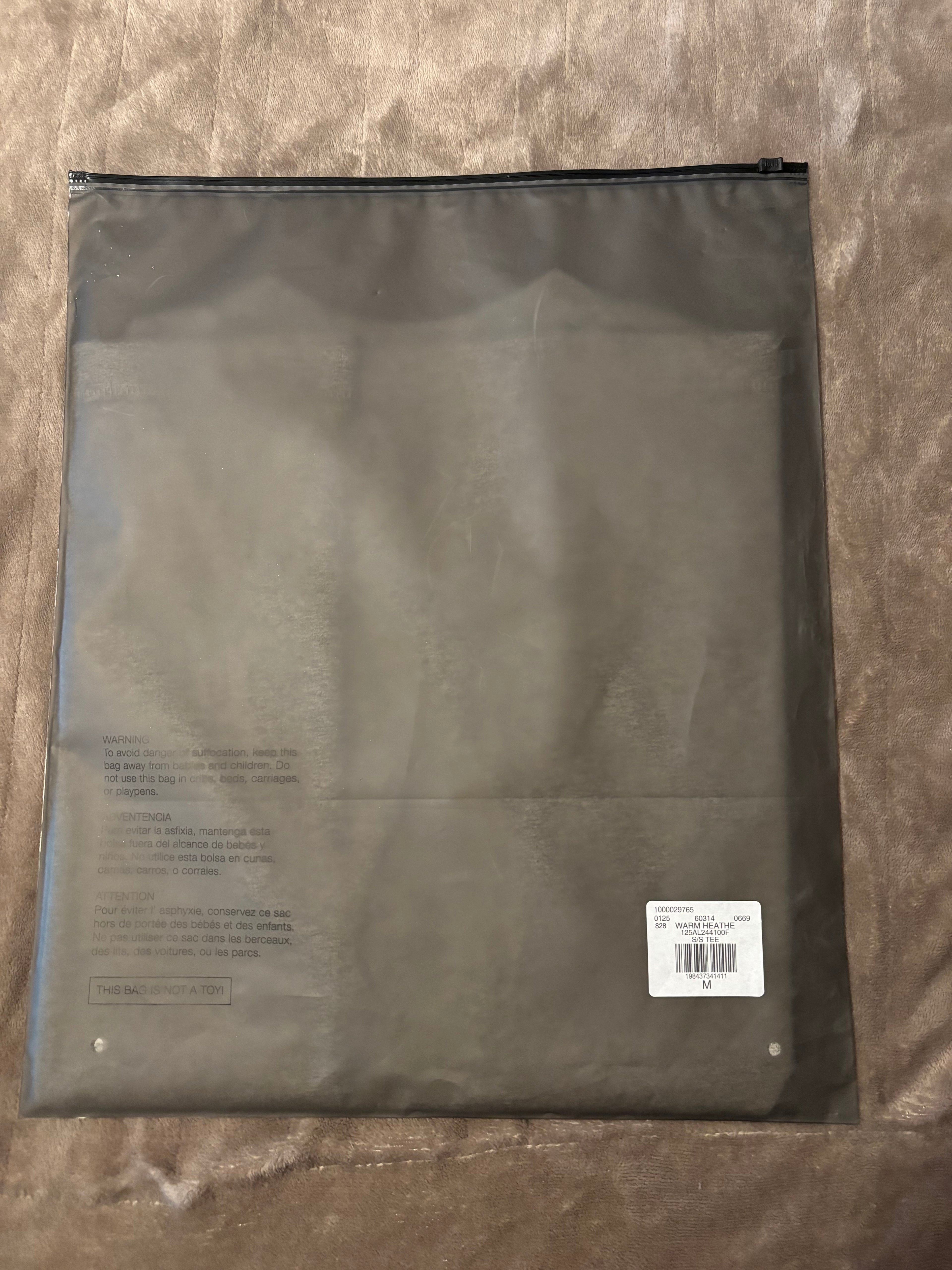 NEW NBA Fear of God Essentials Warm Heather T-Shirt Size S-M