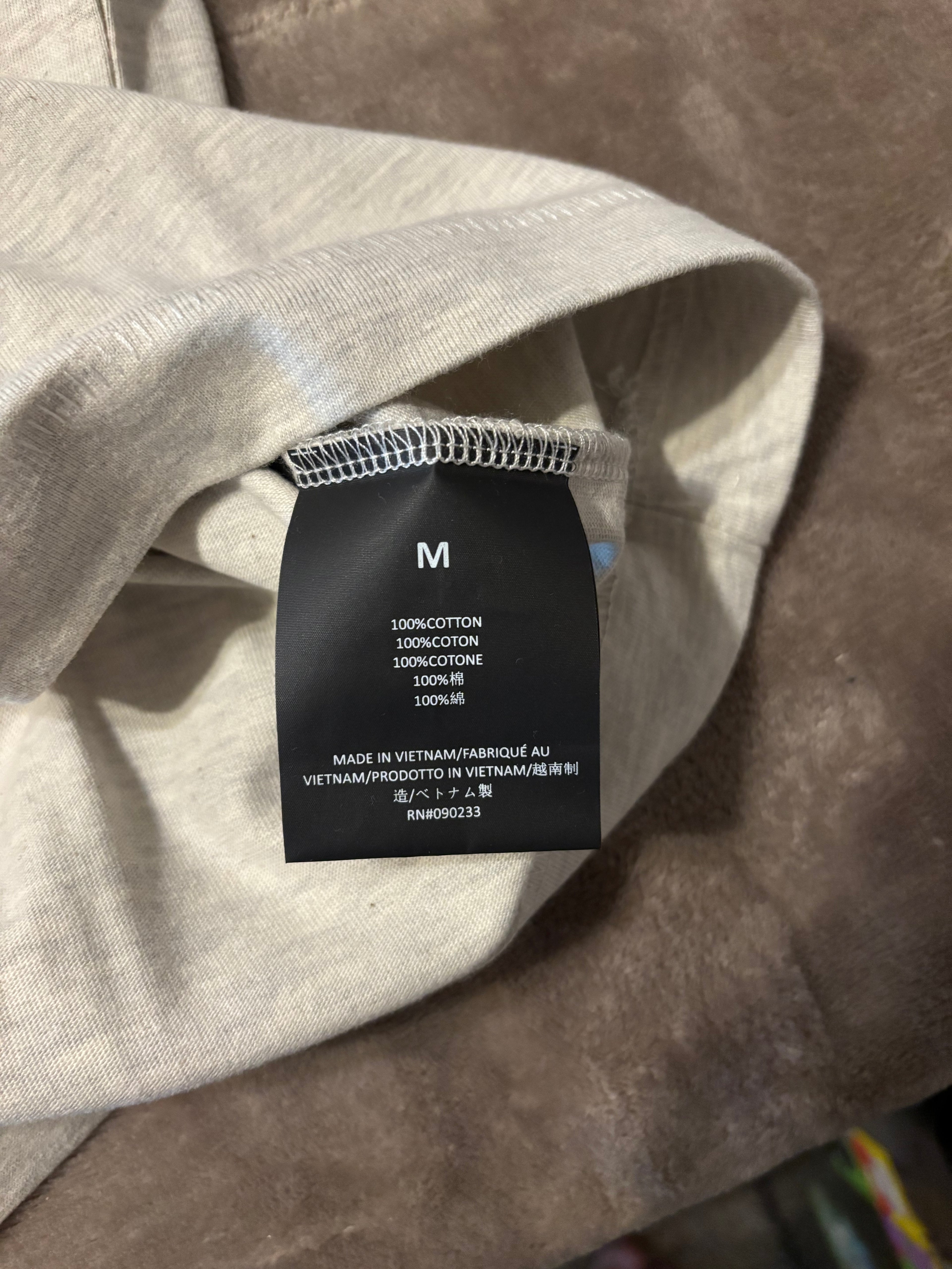 NEW NBA Fear of God Essentials Light Heather T-Shirt Size S-M