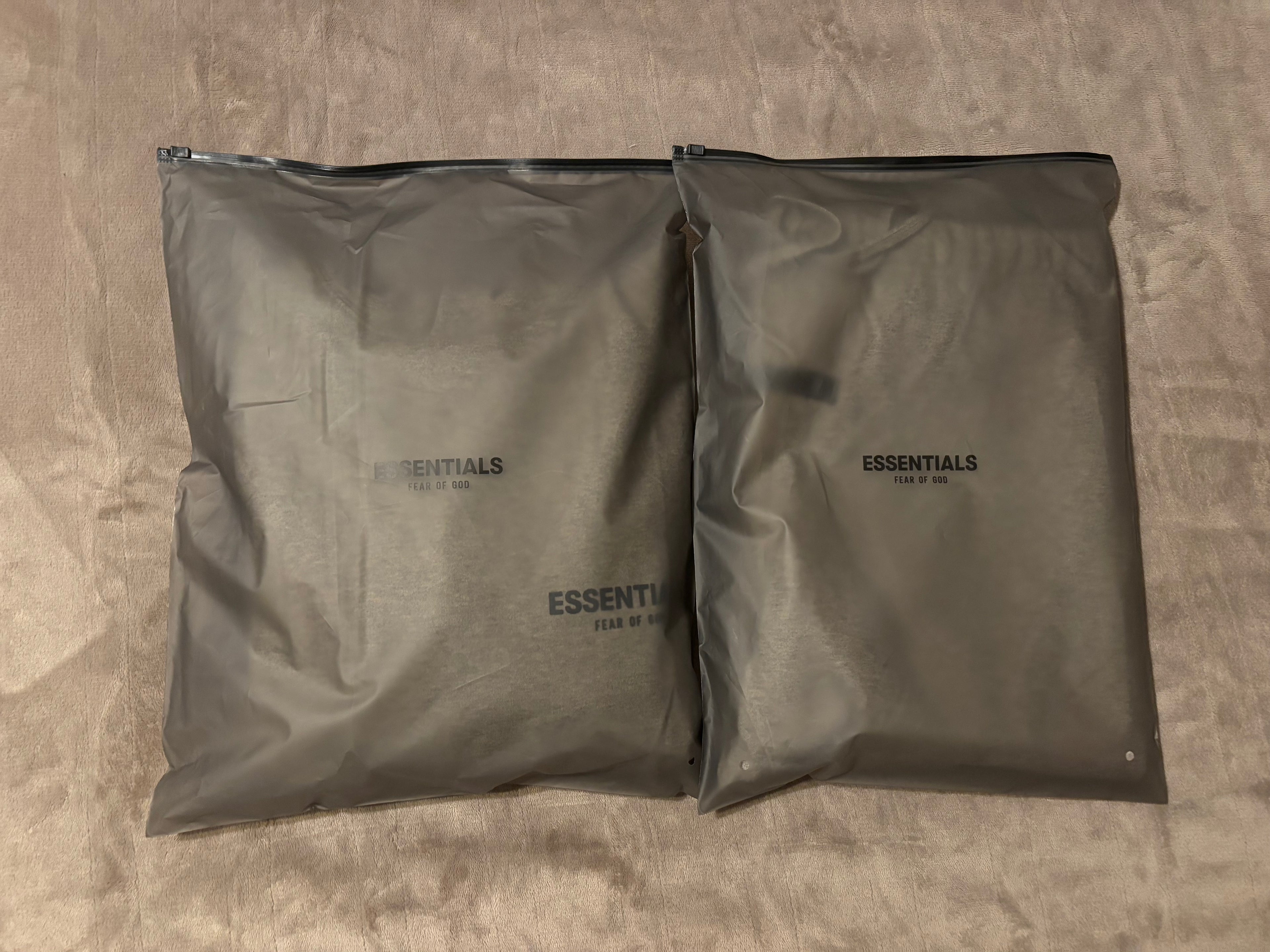 NEW Fear of God Essentials Dark Oatmeal Relaxed Bundle Size XS-L
