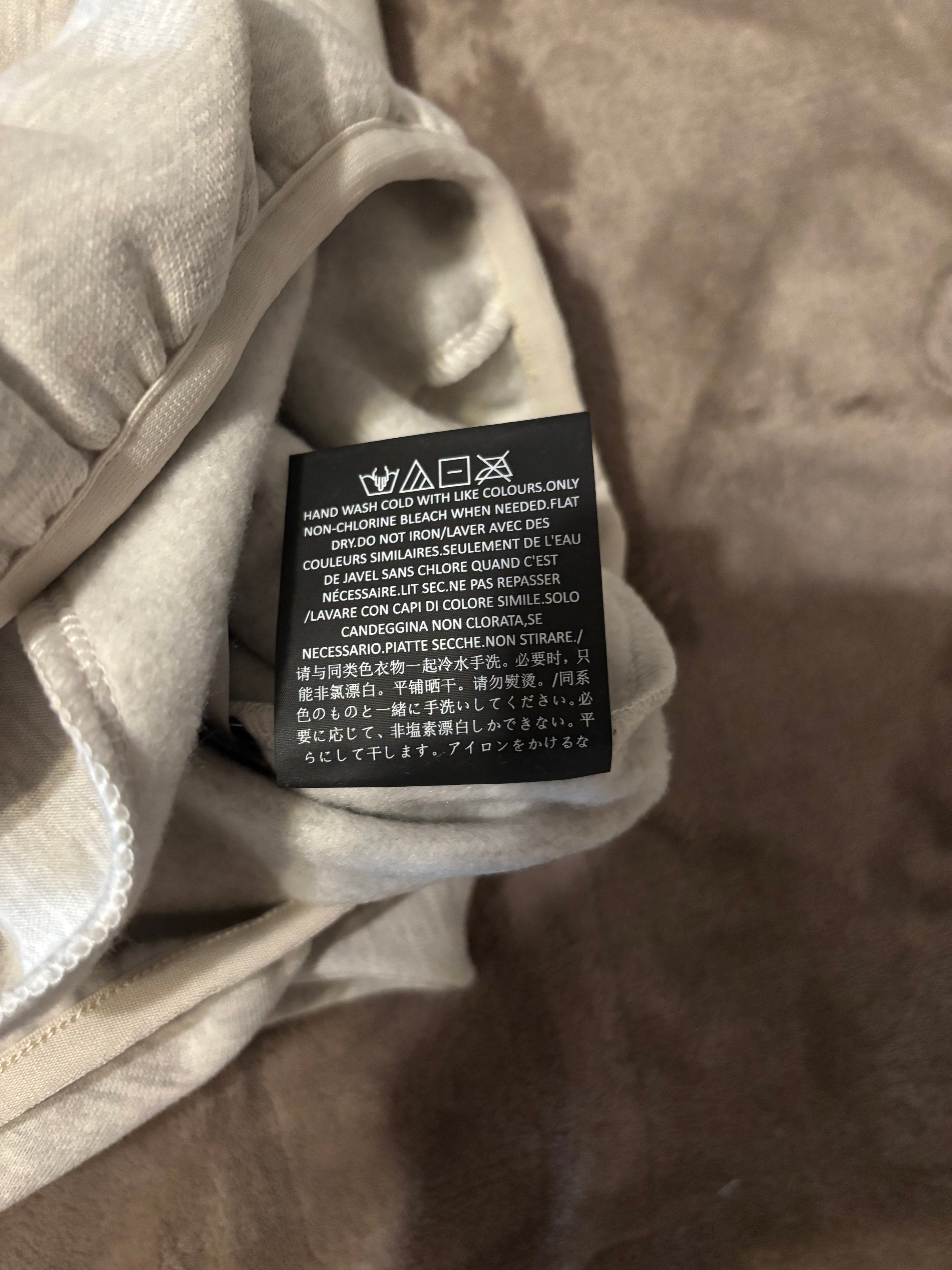 NEW NBA Fear of God Essentials Light Heather Hoodie Size Small
