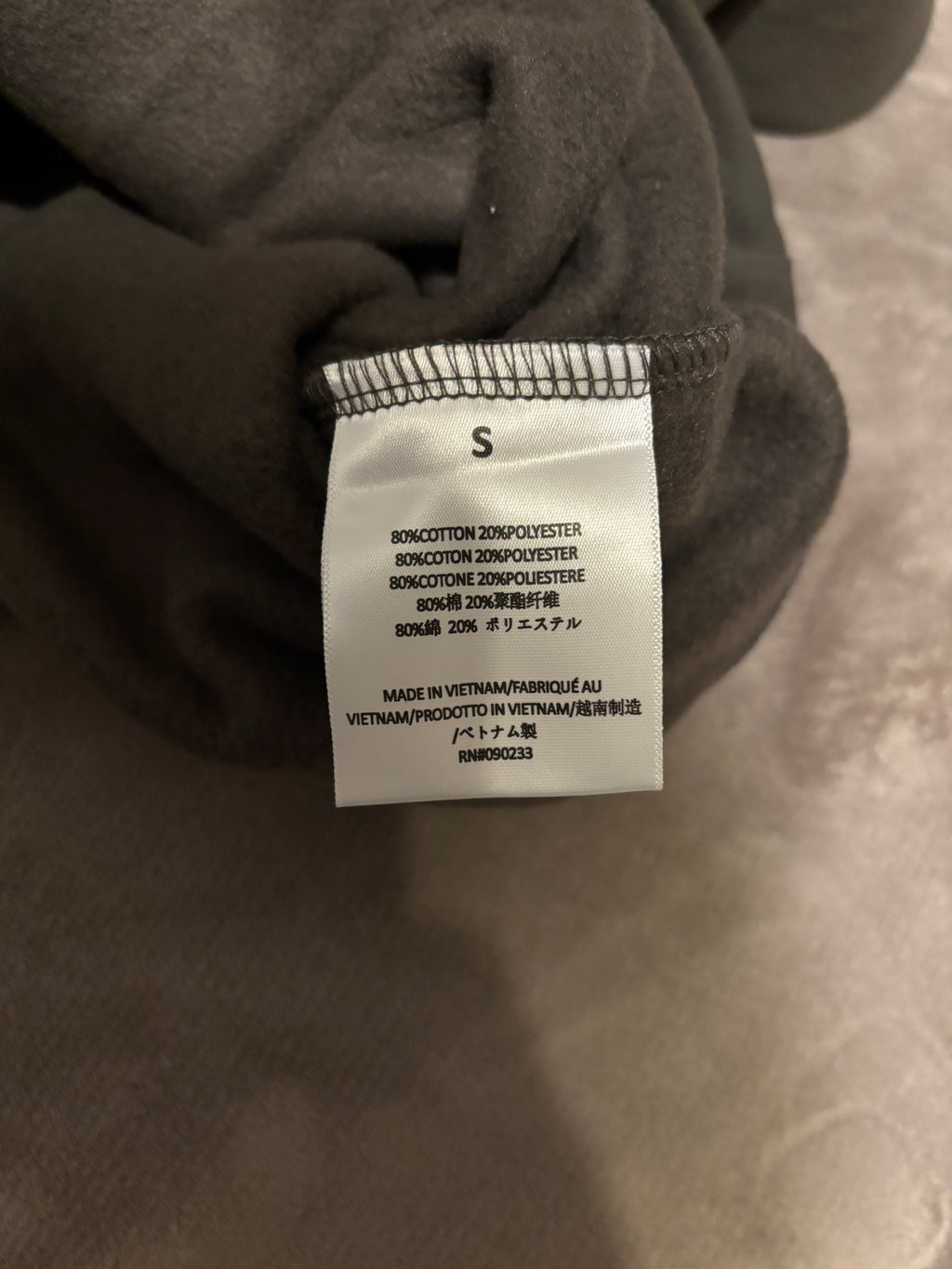 NEW Fear of God Essentials Off Black Hoodie Size XS-L