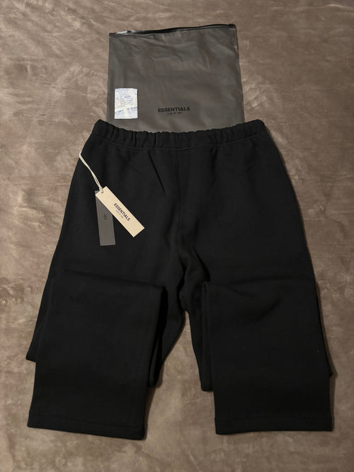 NEW Fear of God Essentials Black Relaxed Sweatpants Size XXS-L