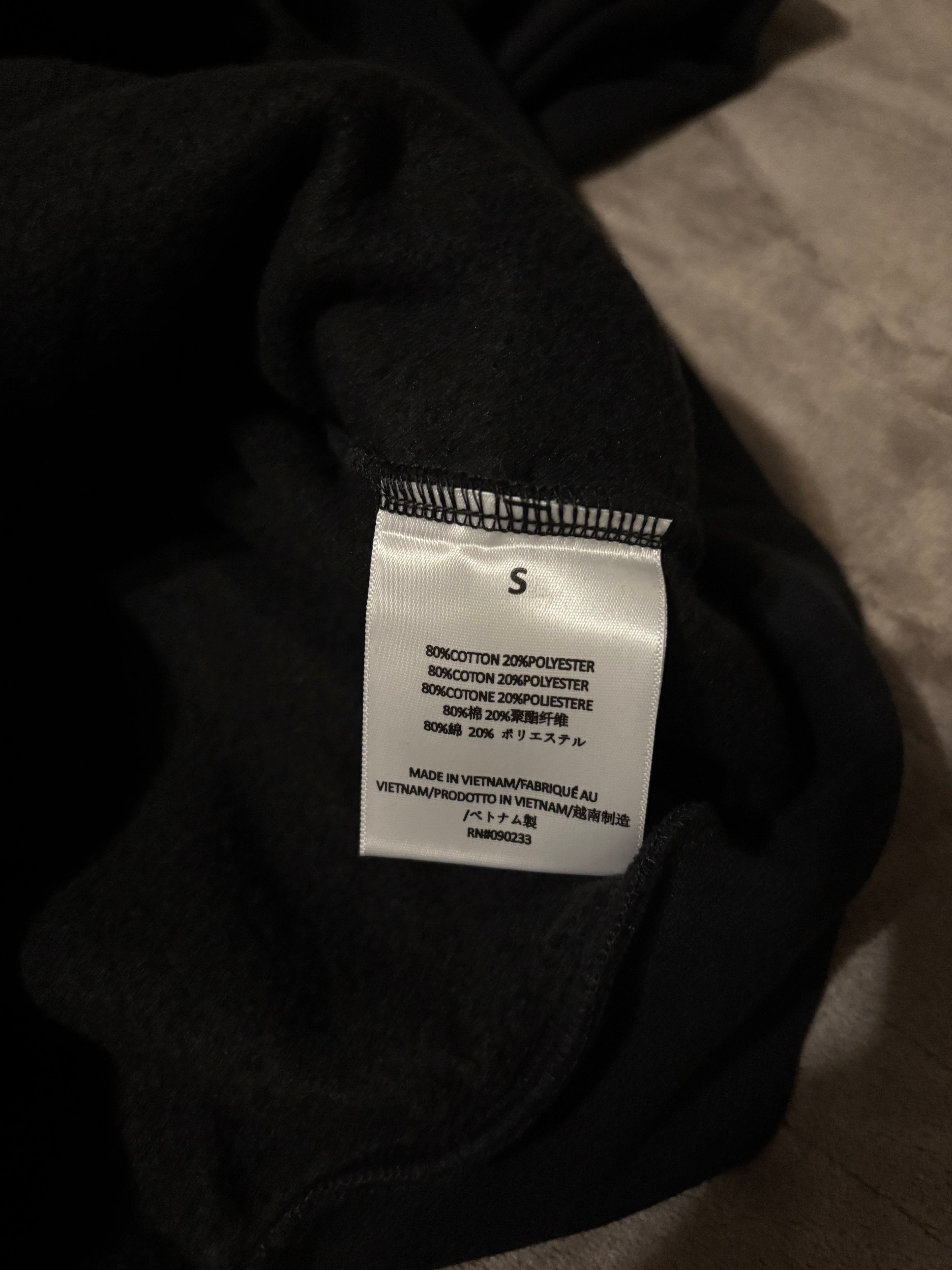 NEW Fear of God Essentials Jet Black Hoodie Size Small