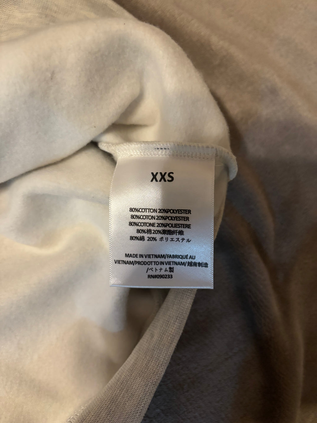 NEW Fear of God Essentials Light Oatmeal Hoodie Size XXS 100% Authentic✅