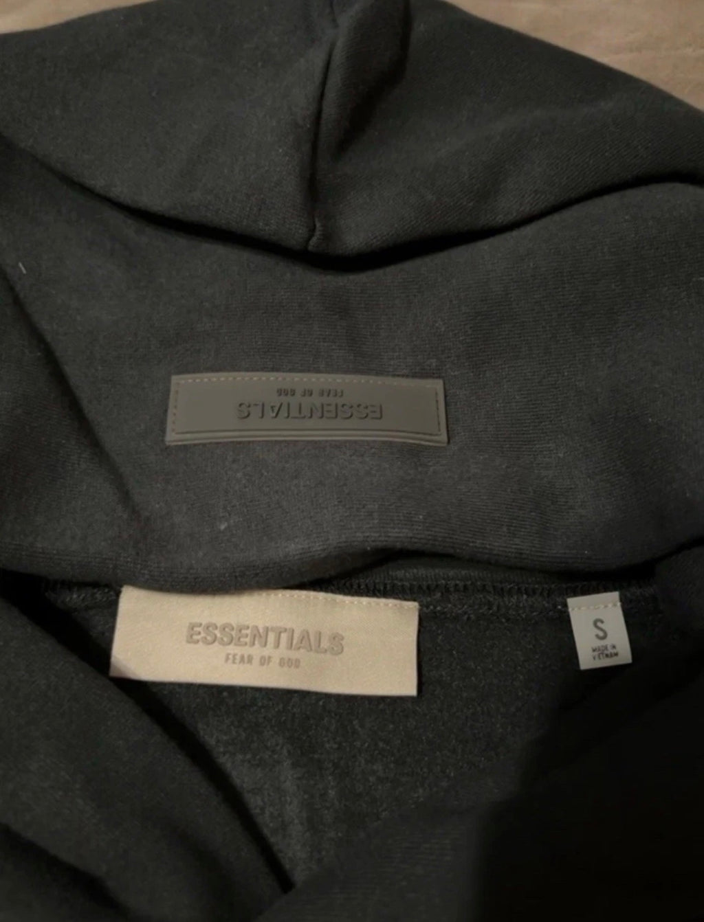 NEW Fear of God Essentials Black Hoodie Size Small 100% Authentic✅