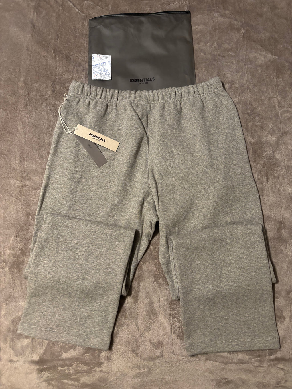 NEW Fear of God Essentials Dark Oatmeal Relaxed Sweatpants Size XS-XL 100% Authentic✅