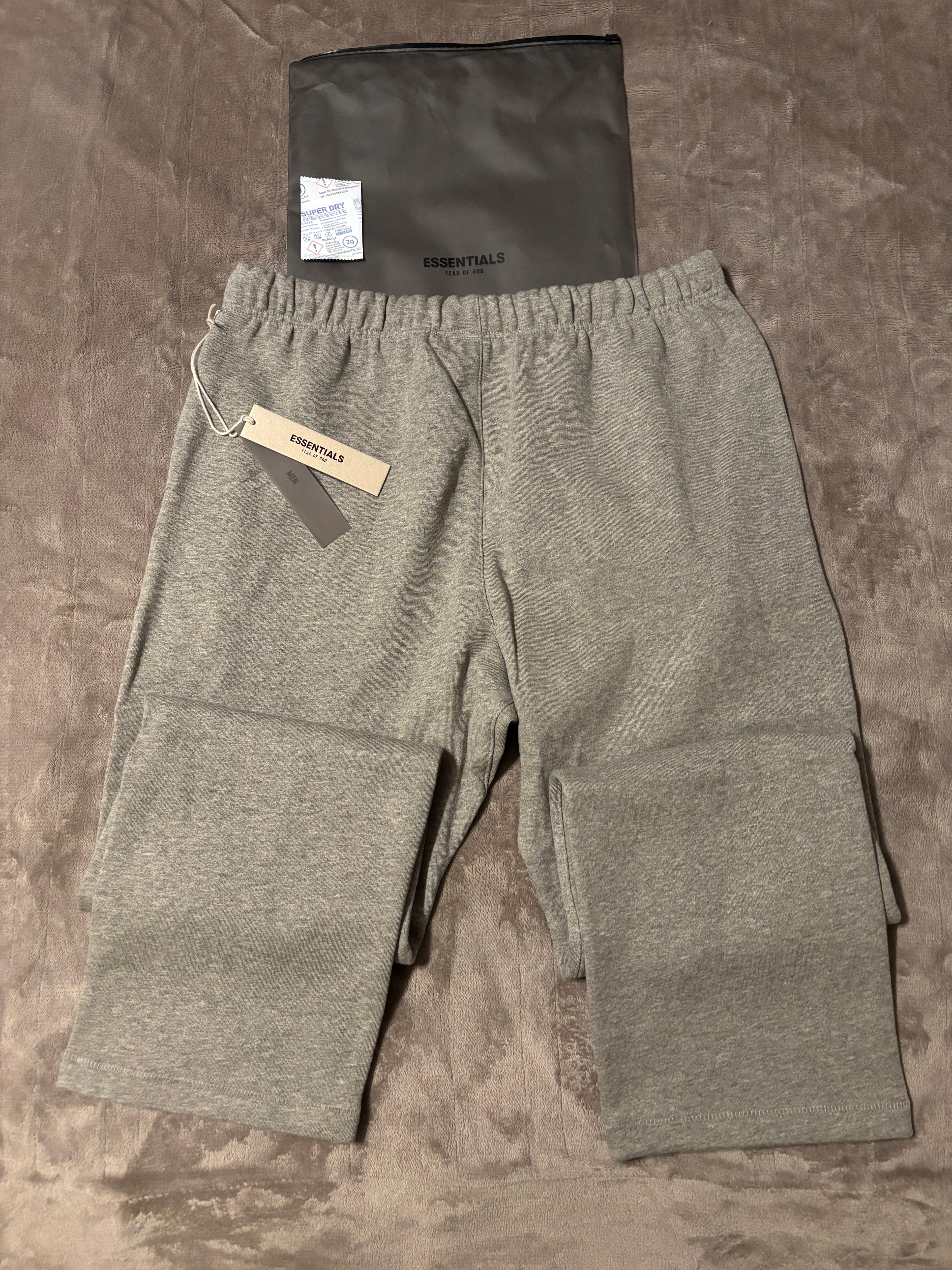 NEW Fear of God Essentials Dark Oatmeal Relaxed Sweatpants Size XS-XL 100% Authentic✅