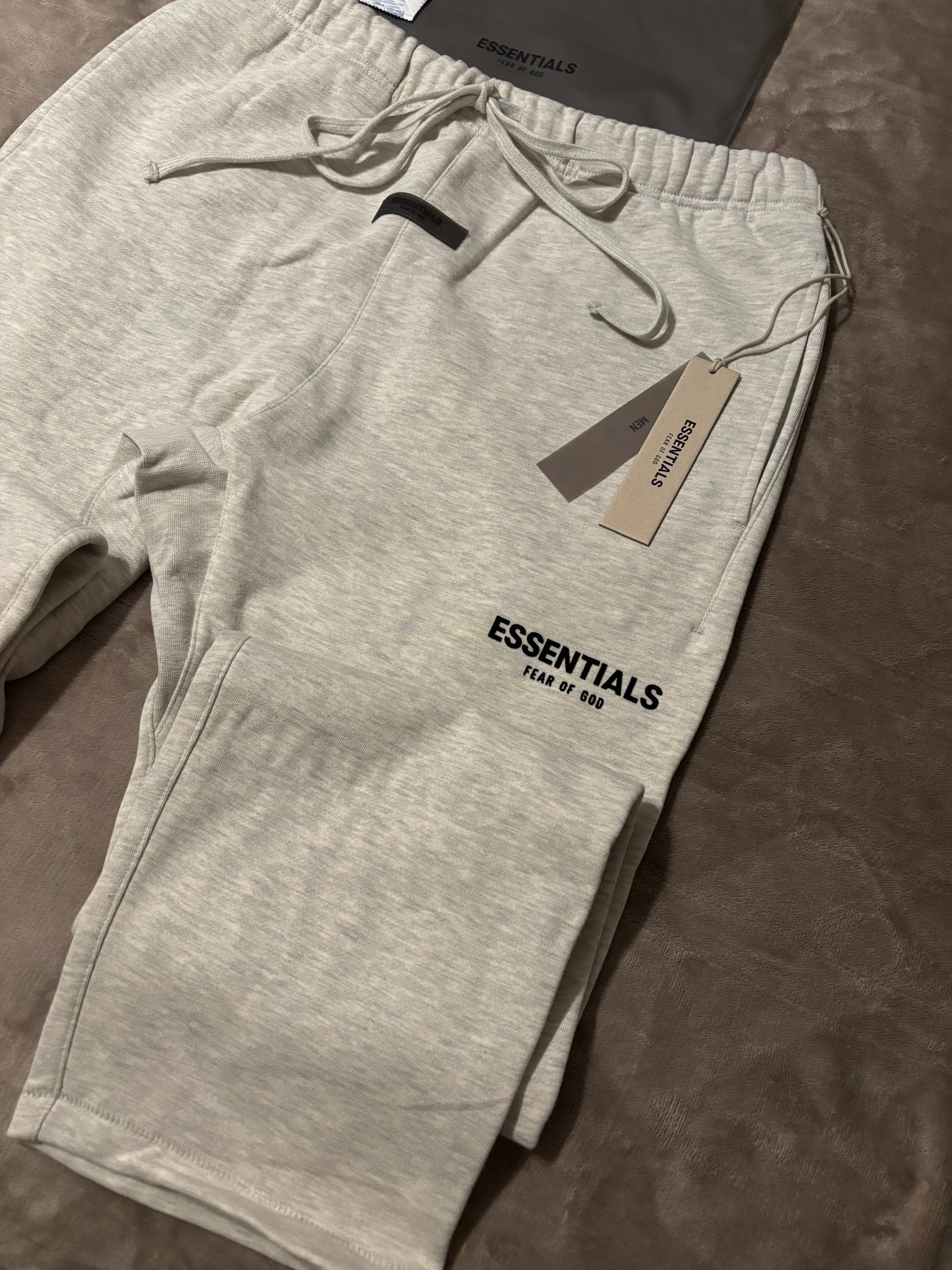 NEW Fear of God Essentials Light Oatmeal Relaxed Bundle Size XXS-L