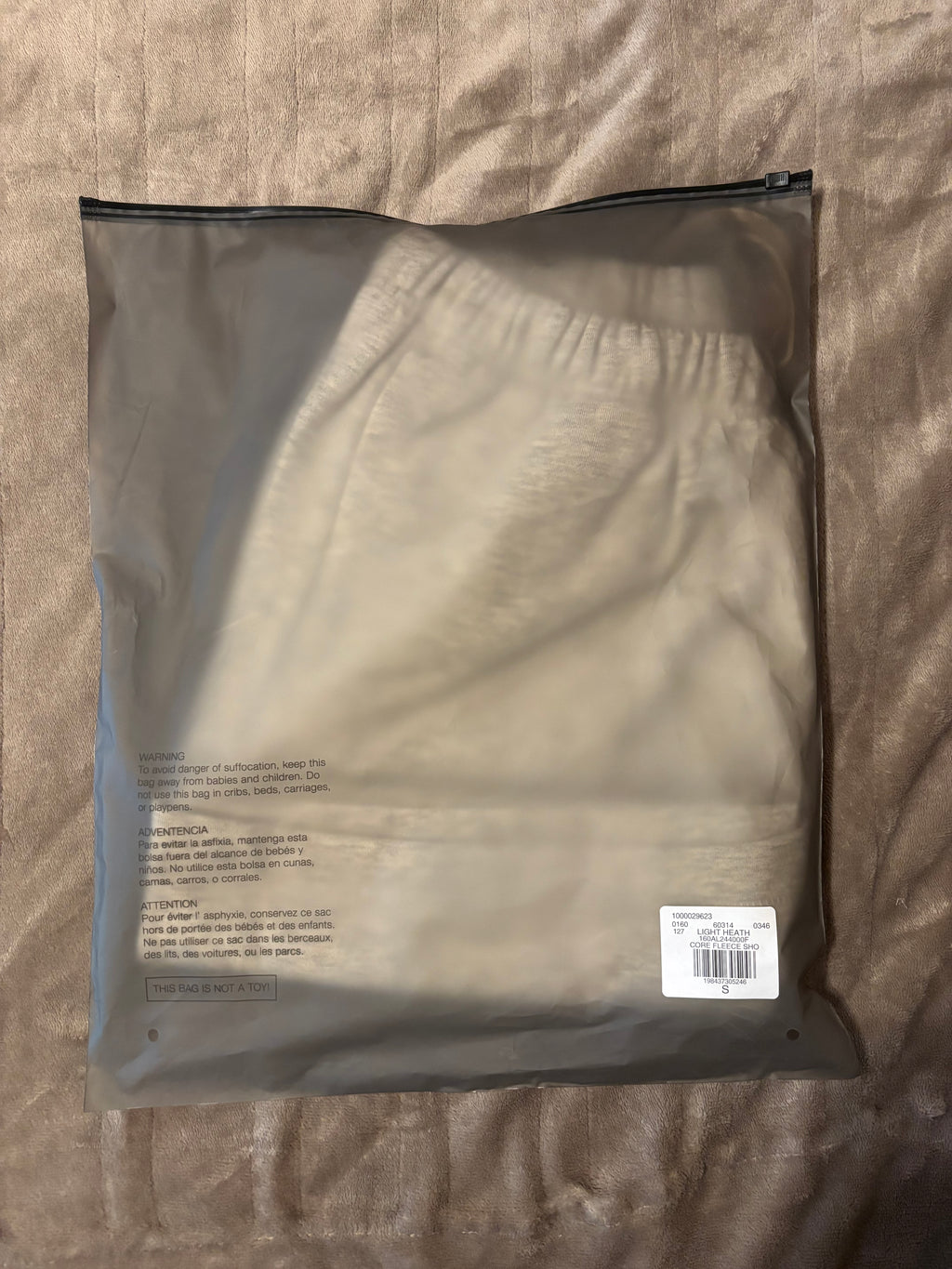 NEW NBA Fear of God Essentials Light Heather Shorts Size S-L