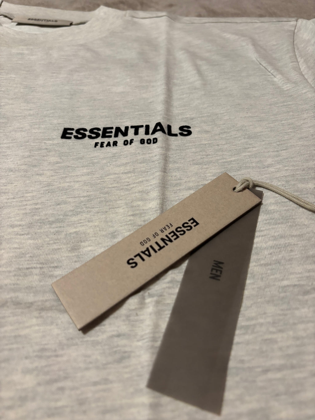 NEW Fear of God Essentials Light Oatmeal T-Shirt Size XS-L