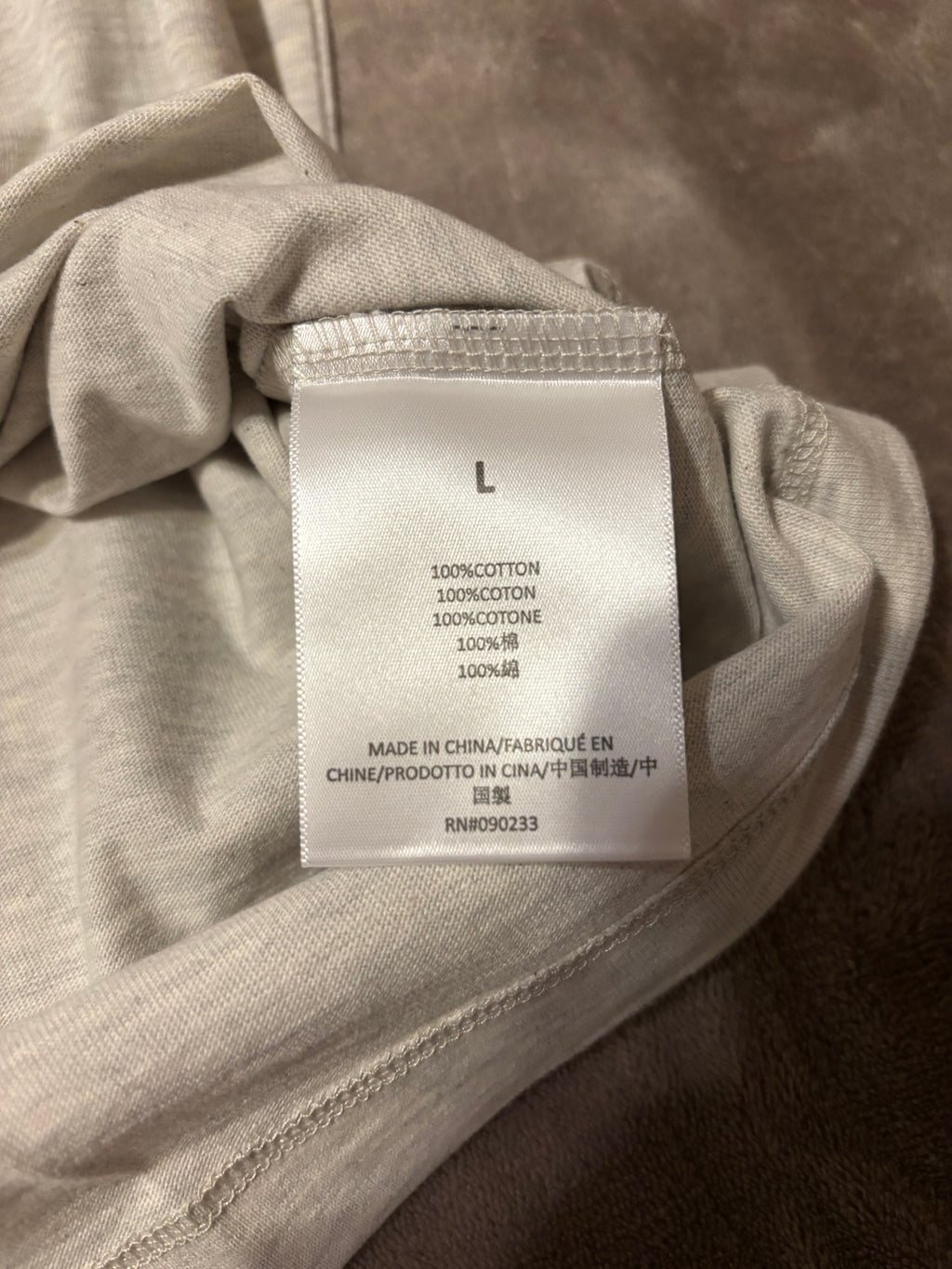 NEW Fear of God Essentials Light Oatmeal T-Shirt Size XS-L