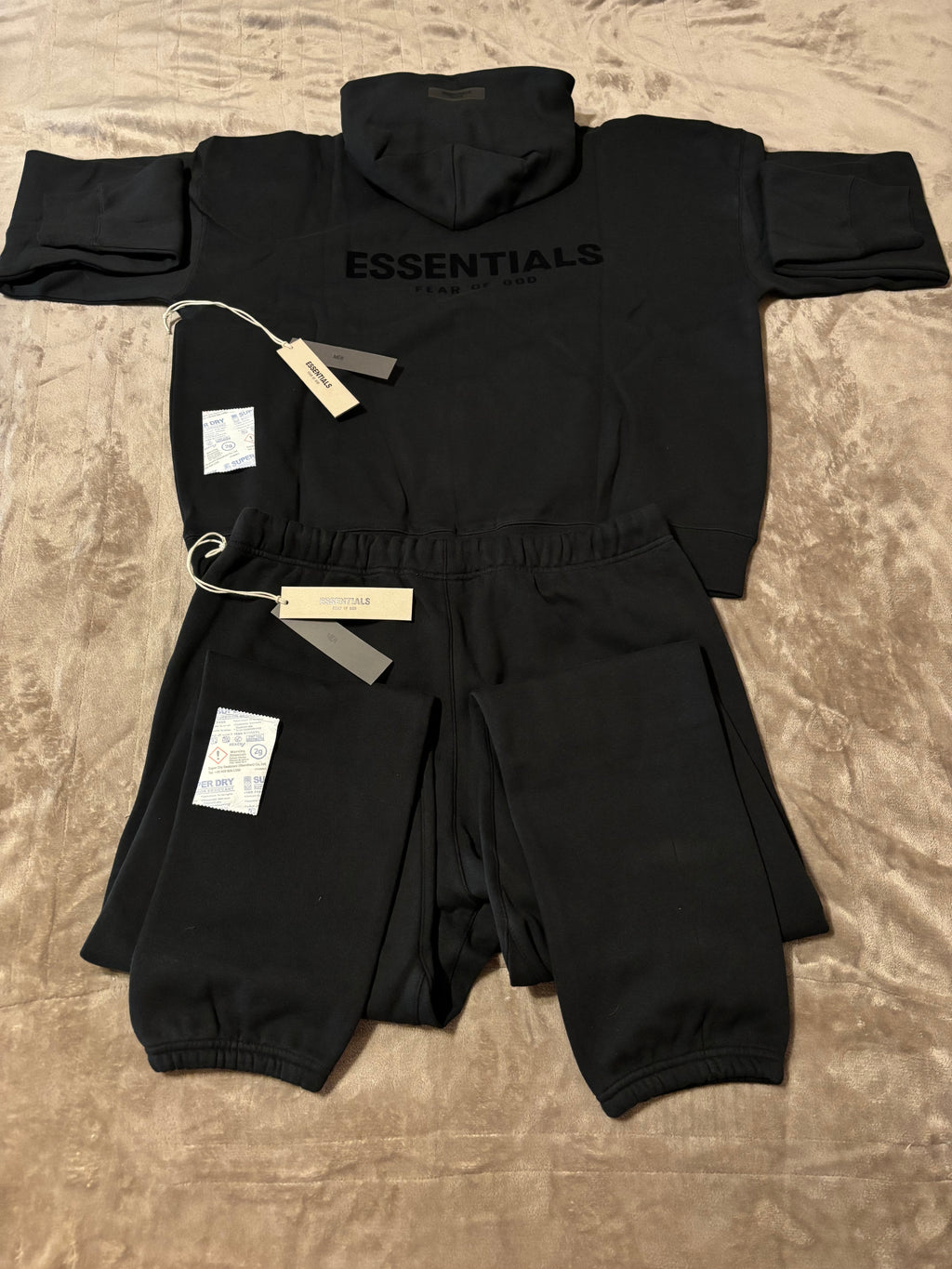 NEW Fear of God Essentials Black Cuffed Bundle Size XXS-L 100% Authentic✅