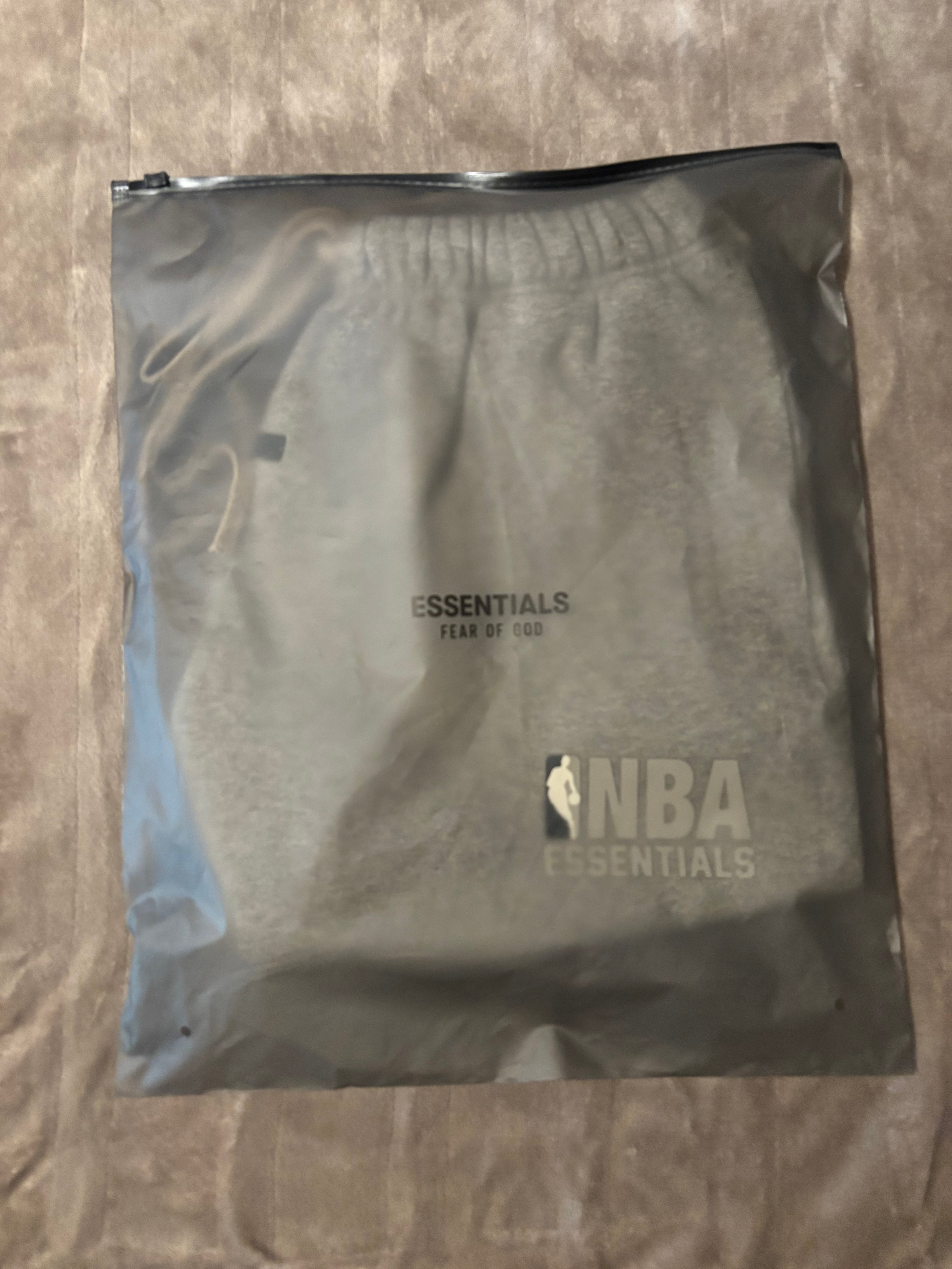 NEW NBA Fear of God Essentials Warm Heather Shorts Size S-M