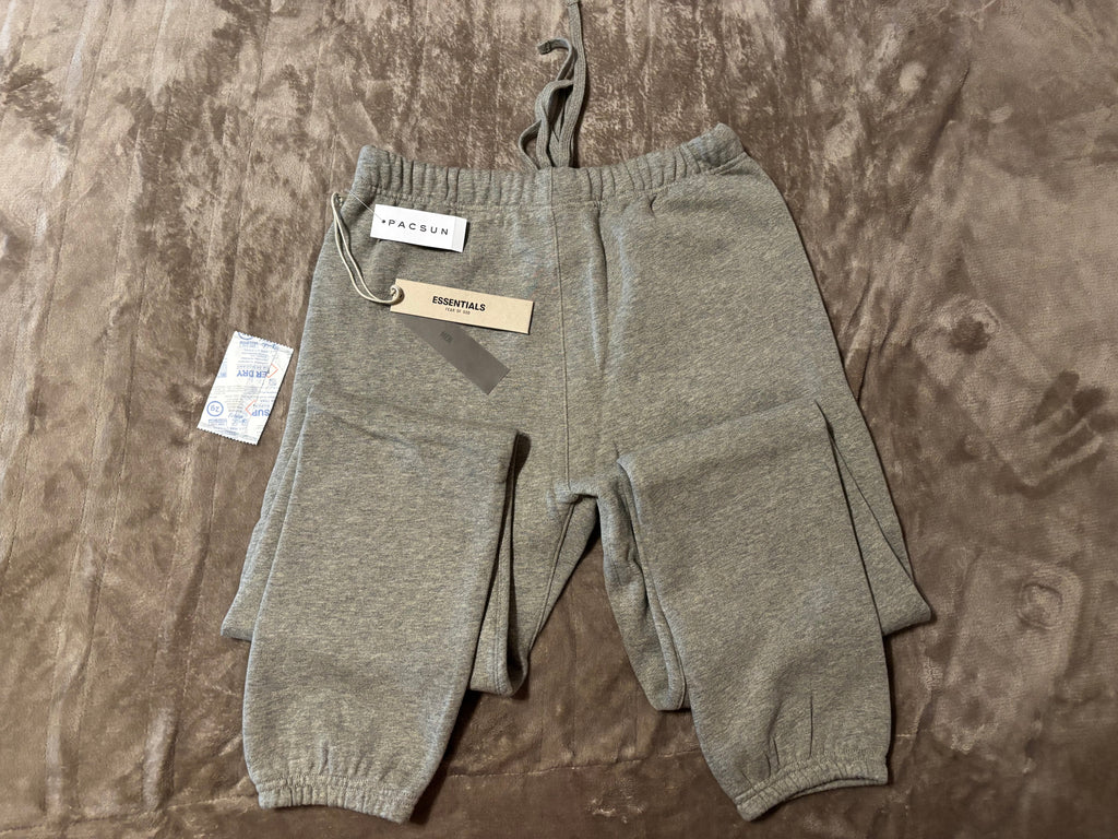NEW Fear of God Essentials Dark Oatmeal Cuffed Sweatpants Size XXS-L