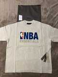 NEW NBA Fear of God Essentials Light Heather T-Shirt Size S-M