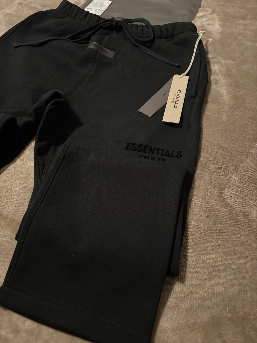 NEW Fear of God Essentials Black Relaxed Sweatpants Size XXS-L