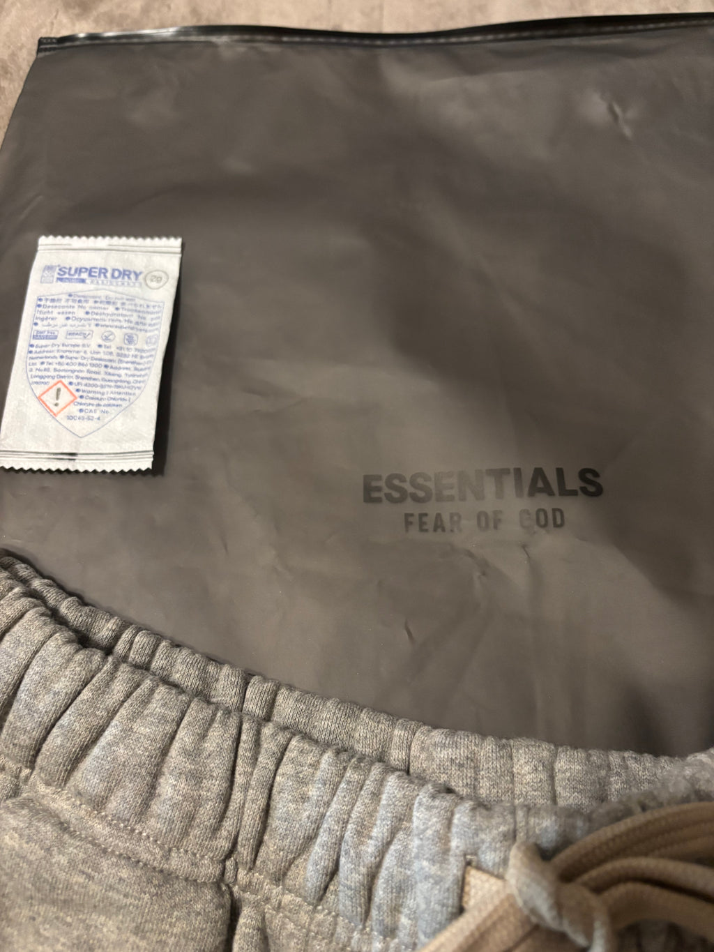 NEW NBA Fear of God Essentials Warm Heather Shorts Size S-M