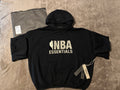 NEW NBA Fear of God Essentials Black Hoodie Size XS-S