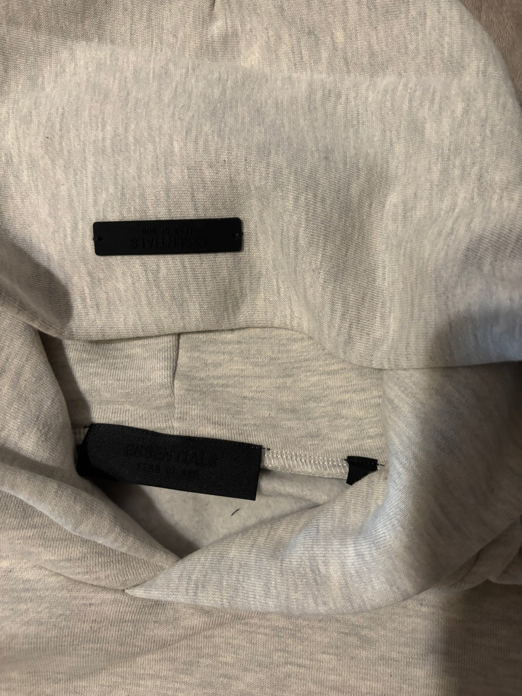 NEW NBA Fear of God Essentials Light Heather Hoodie Size Small