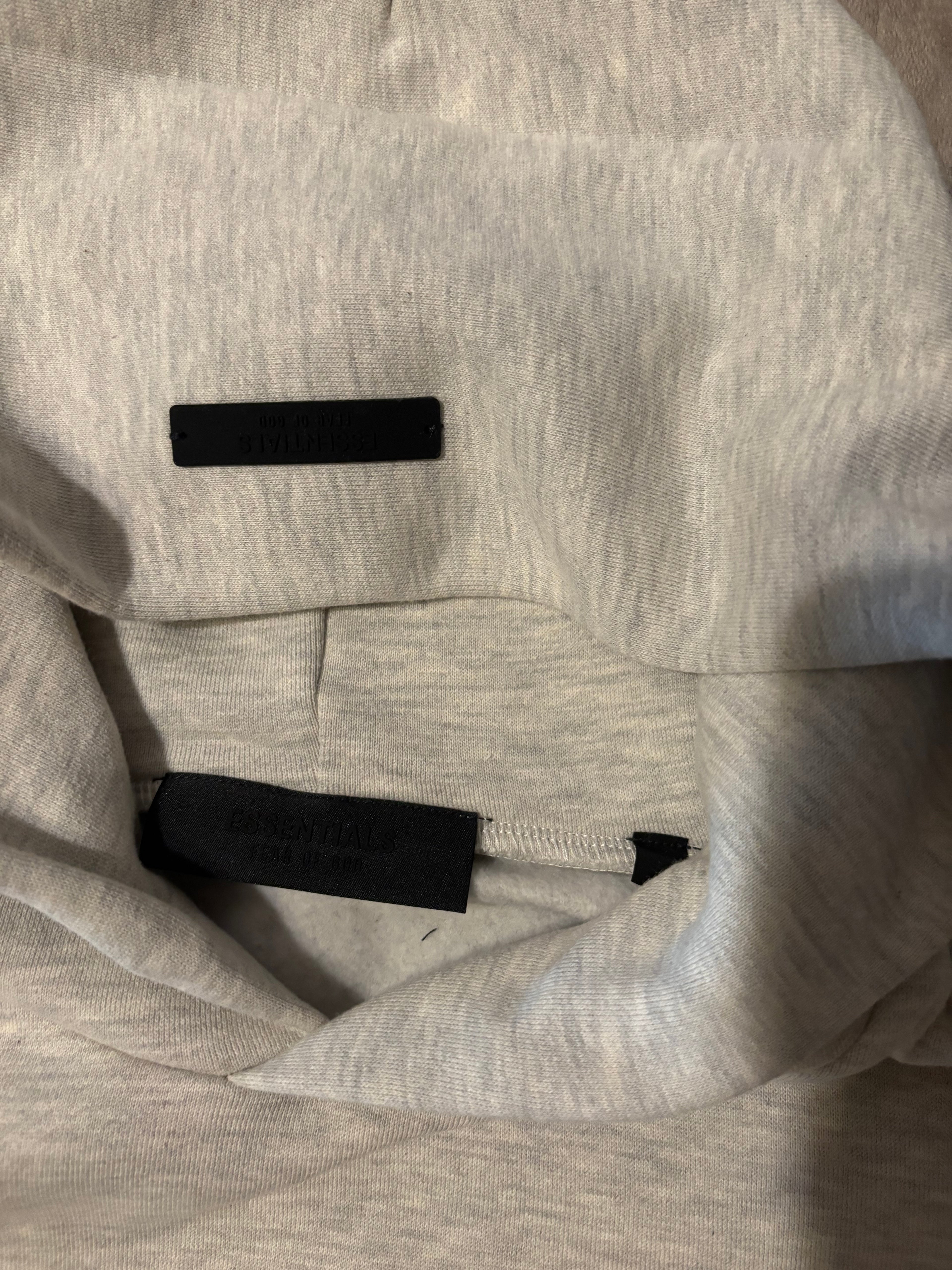 NEW NBA Fear of God Essentials Light Heather Hoodie Size Small