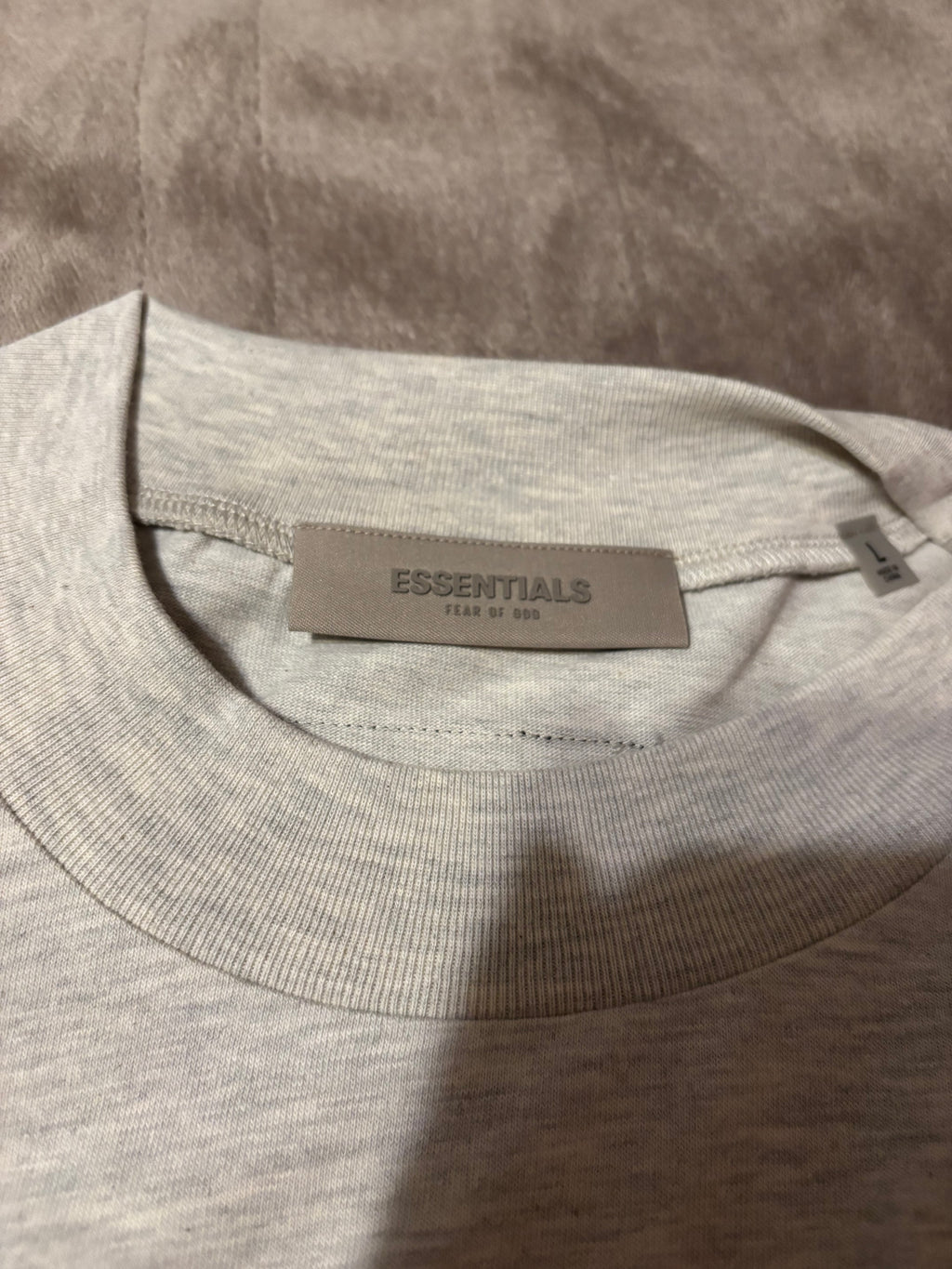 NEW Fear of God Essentials Light Oatmeal T-Shirt Size XS-L