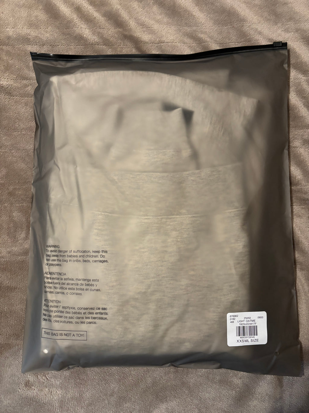 NEW Fear of God Essentials Light Oatmeal Hoodie Size XXS 100% Authentic✅
