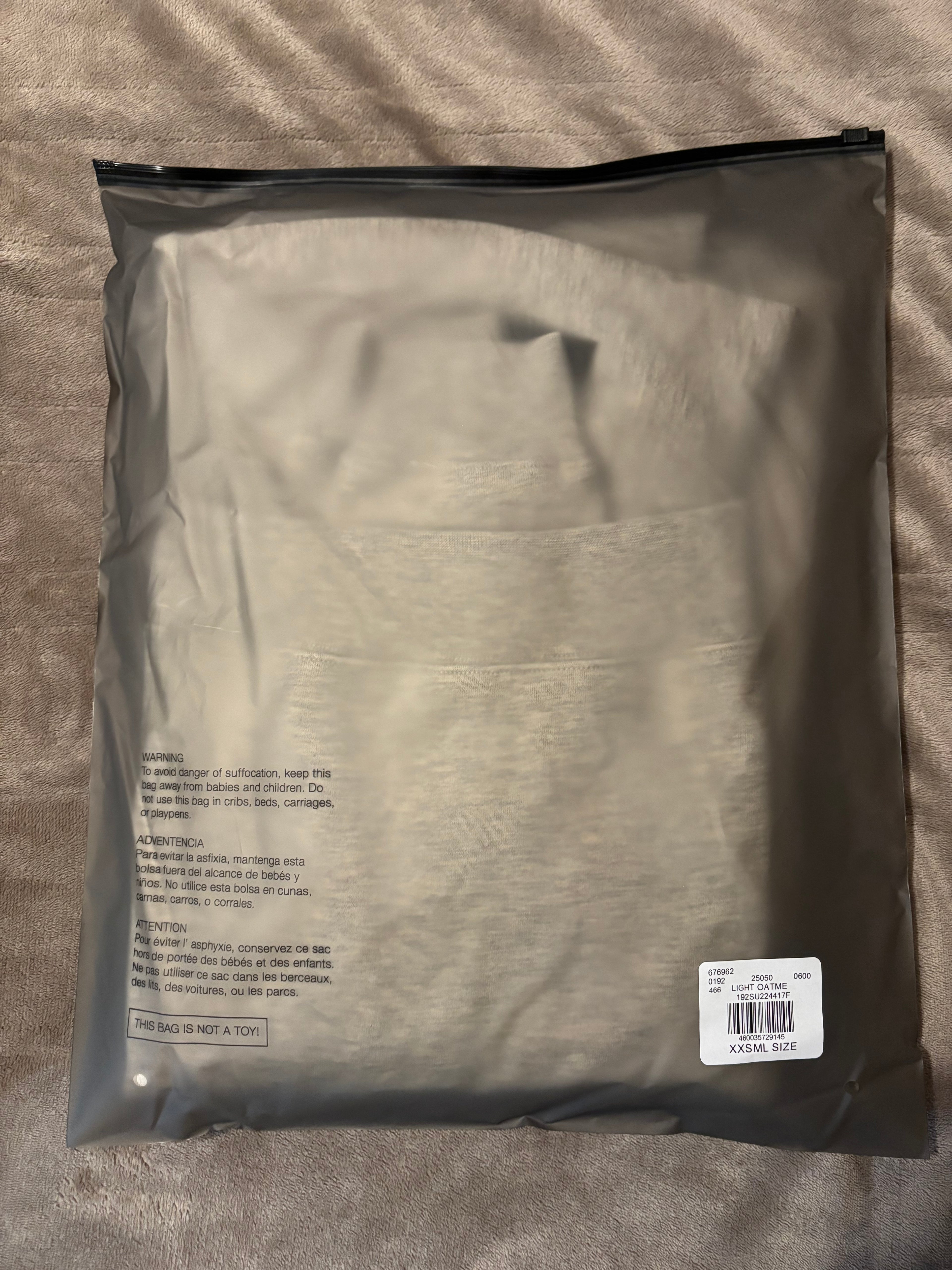 NEW Fear of God Essentials Light Oatmeal Hoodie Size XXS 100% Authentic✅