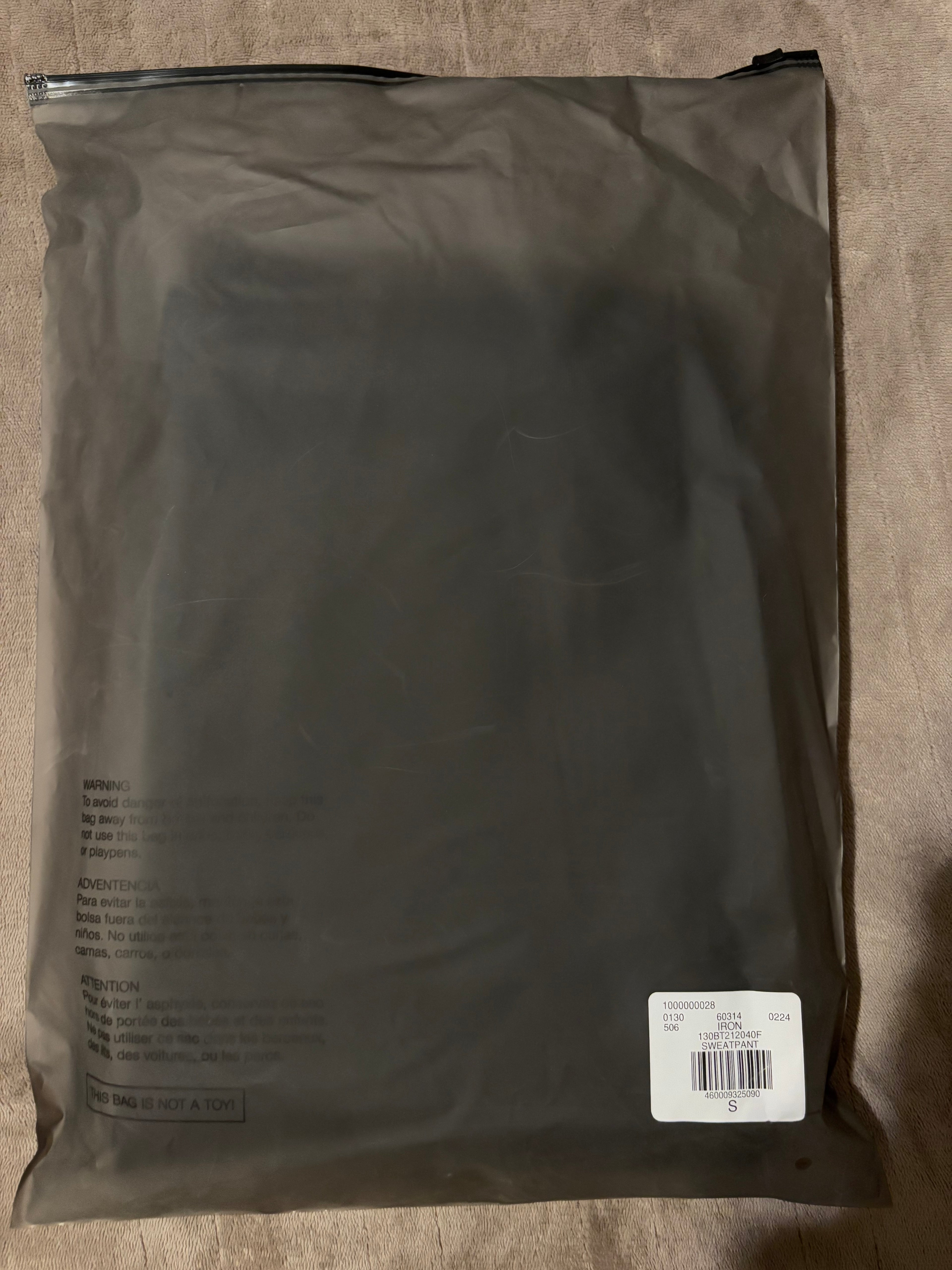 NEW Fear of God Essentials Iron Relaxed Sweatpants Size XS-S