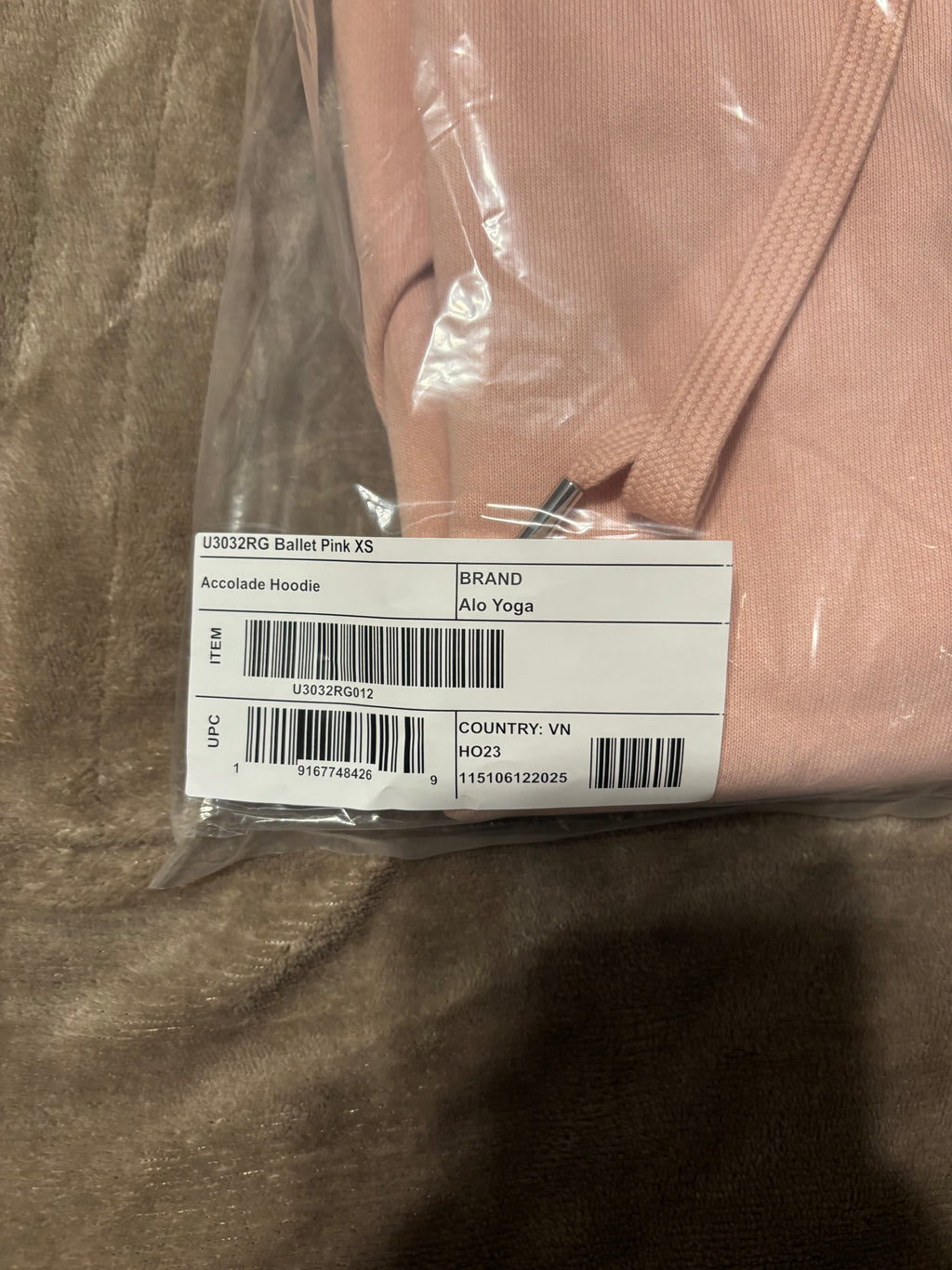 NEW Alo Yoga Ballet Pink Unisex Hoodie Size XS-L