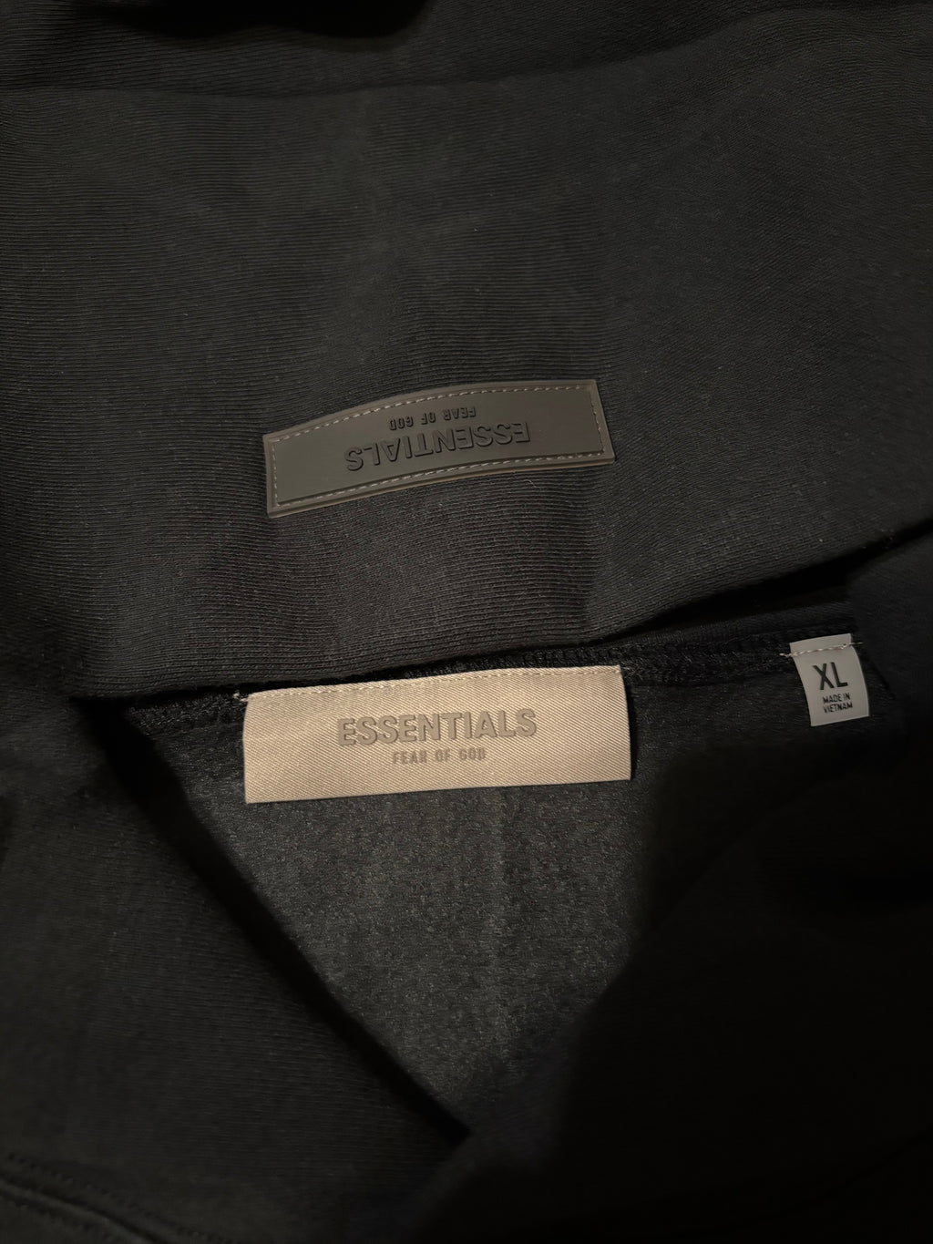 NEW Fear of God Essentials Black Hoodie Size XL 100% Authentic✅