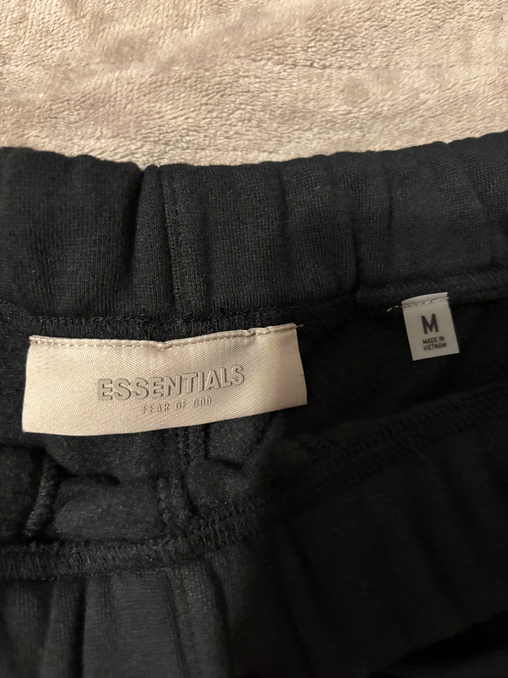 NEW Fear of God Essentials Black Cuffed Sweatpants Size XXS-L