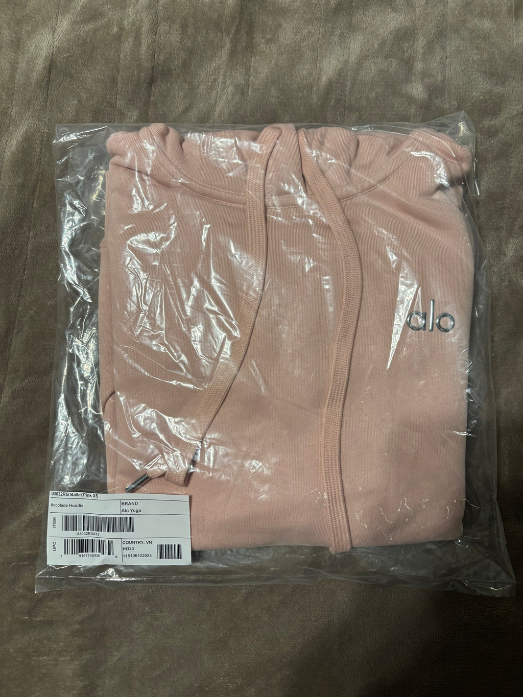 NEW Alo Yoga Ballet Pink Unisex Hoodie Size XS-L