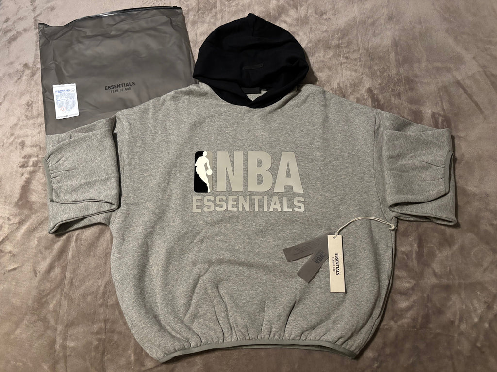NEW NBA Fear of God Essentials Warm Heather Hoodie Size Small
