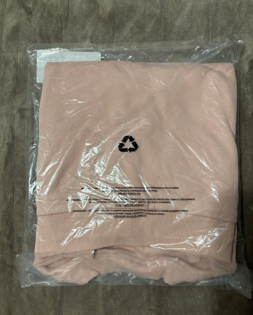 NEW Alo Yoga Pink Quartz Unisex Crewneck Size XS-L