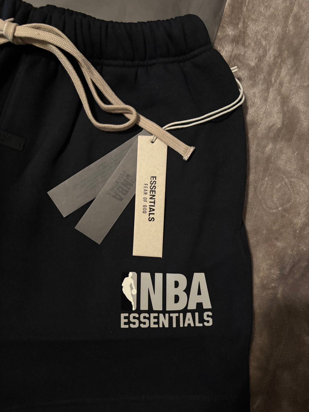 NEW NBA Fear of God Essentials Black Shorts Size XS-L