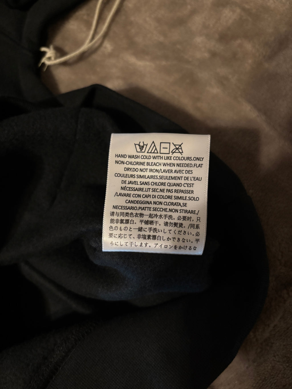 NEW Fear of God Essentials Black Hoodie Size XL 100% Authentic✅