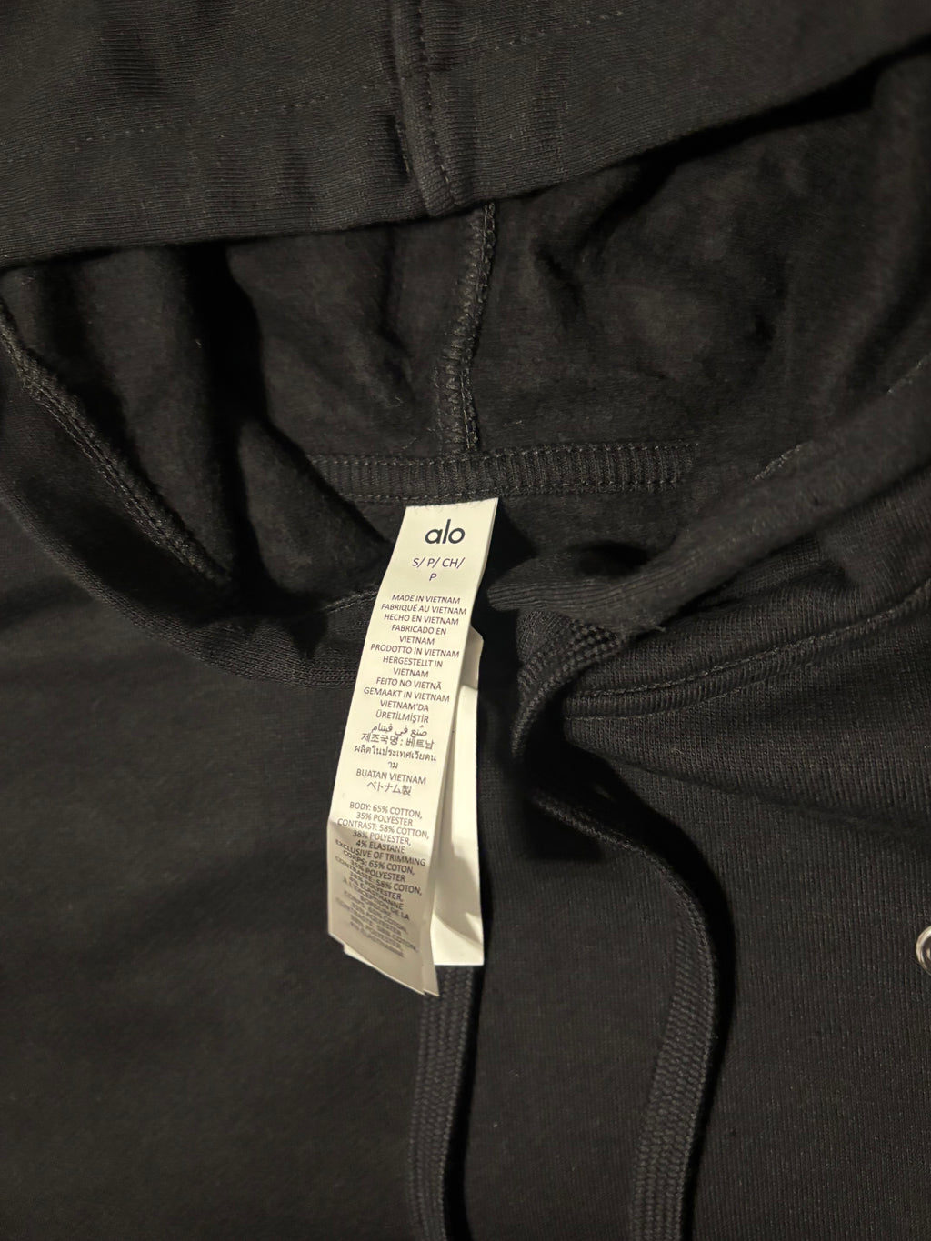 NEW Alo Yoga Black Unisex Hoodie Size XS-L