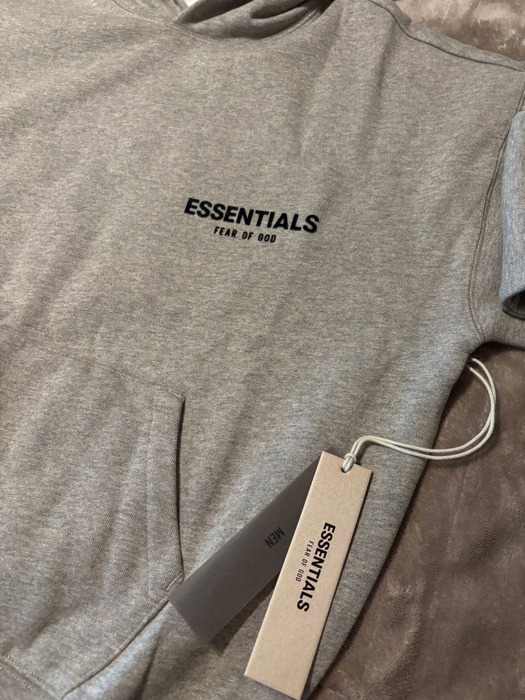 NEW Fear of God Essentials Dark Oatmeal Hoodie Size XXS-XL