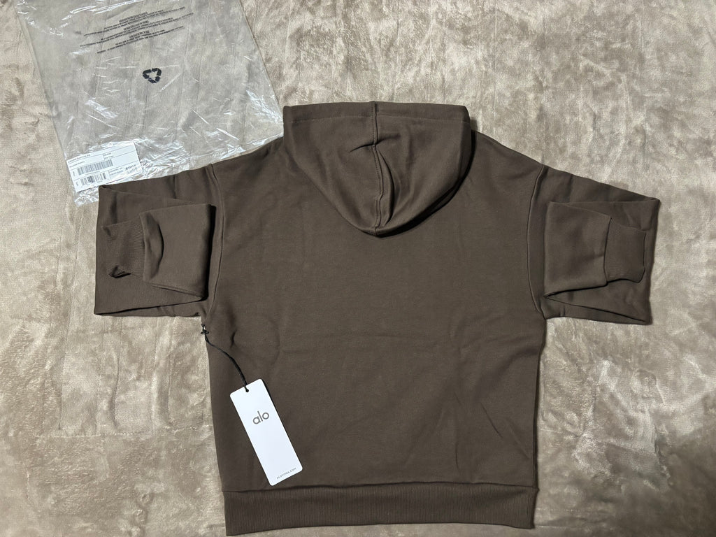 NEW Alo Yoga Espresso Unisex Hoodie Size XS-XL