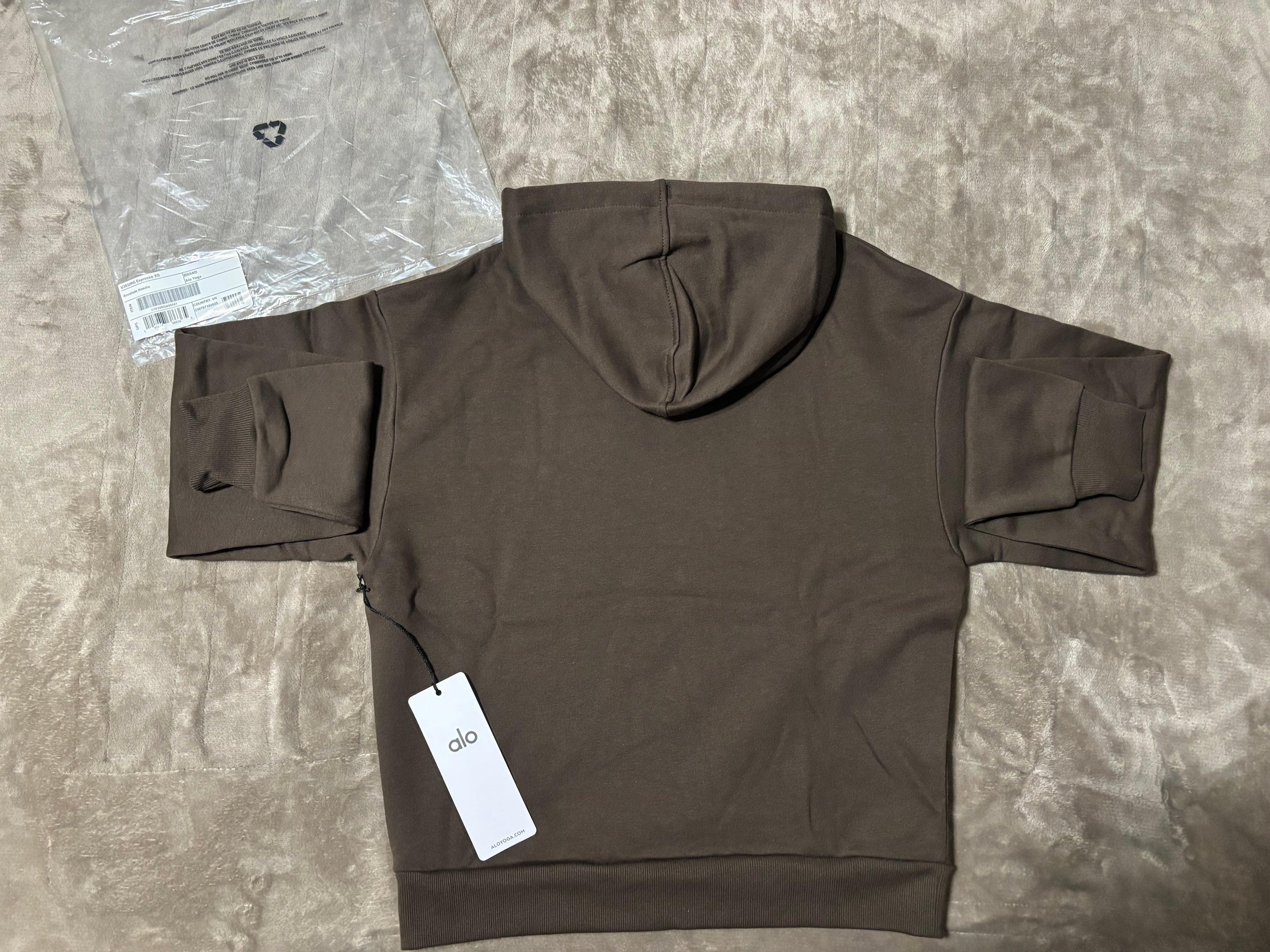 NEW Alo Yoga Espresso Unisex Hoodie Size XS-XL