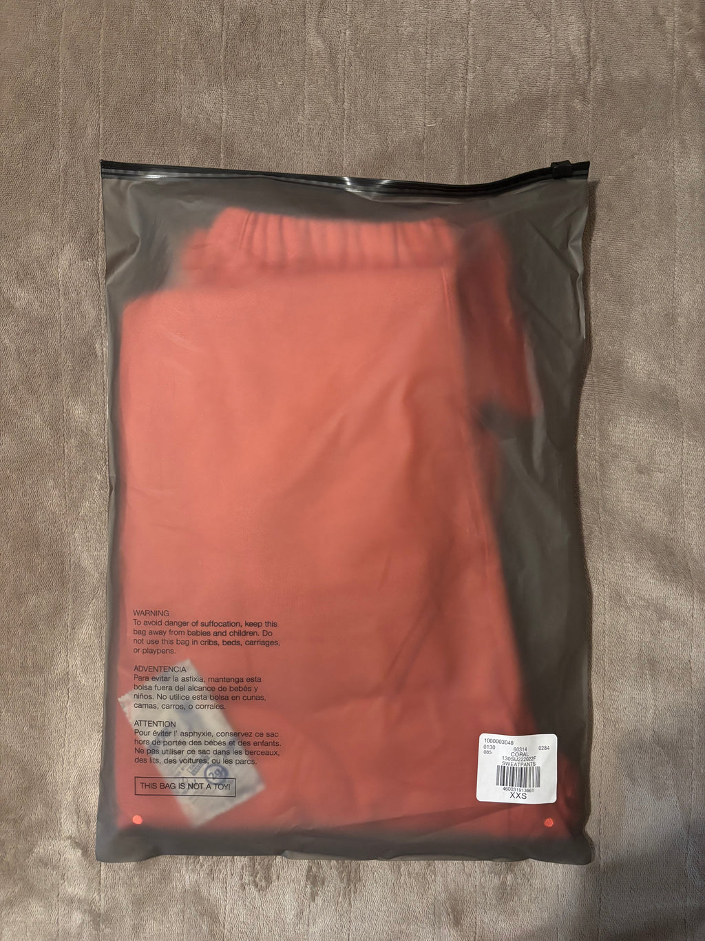 NEW Fear of God Essentials Coral Cuffed Sweatpants Size XXS