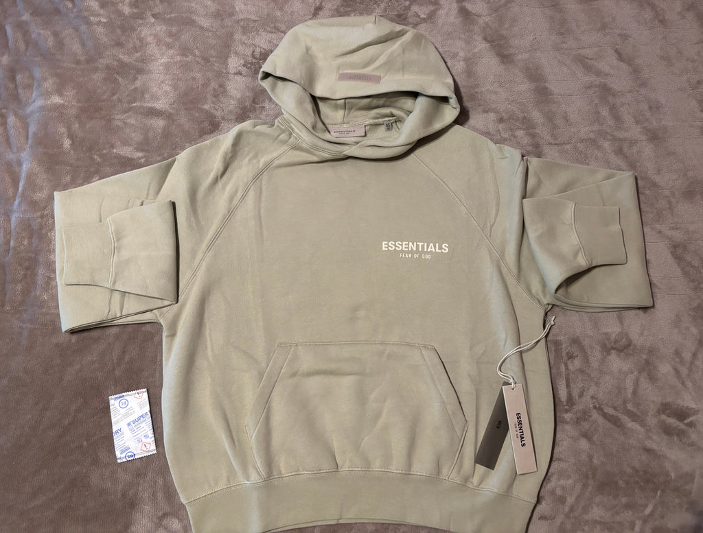 NEW Fear of God Essentials Sea Foam Hoodie Size XS-M