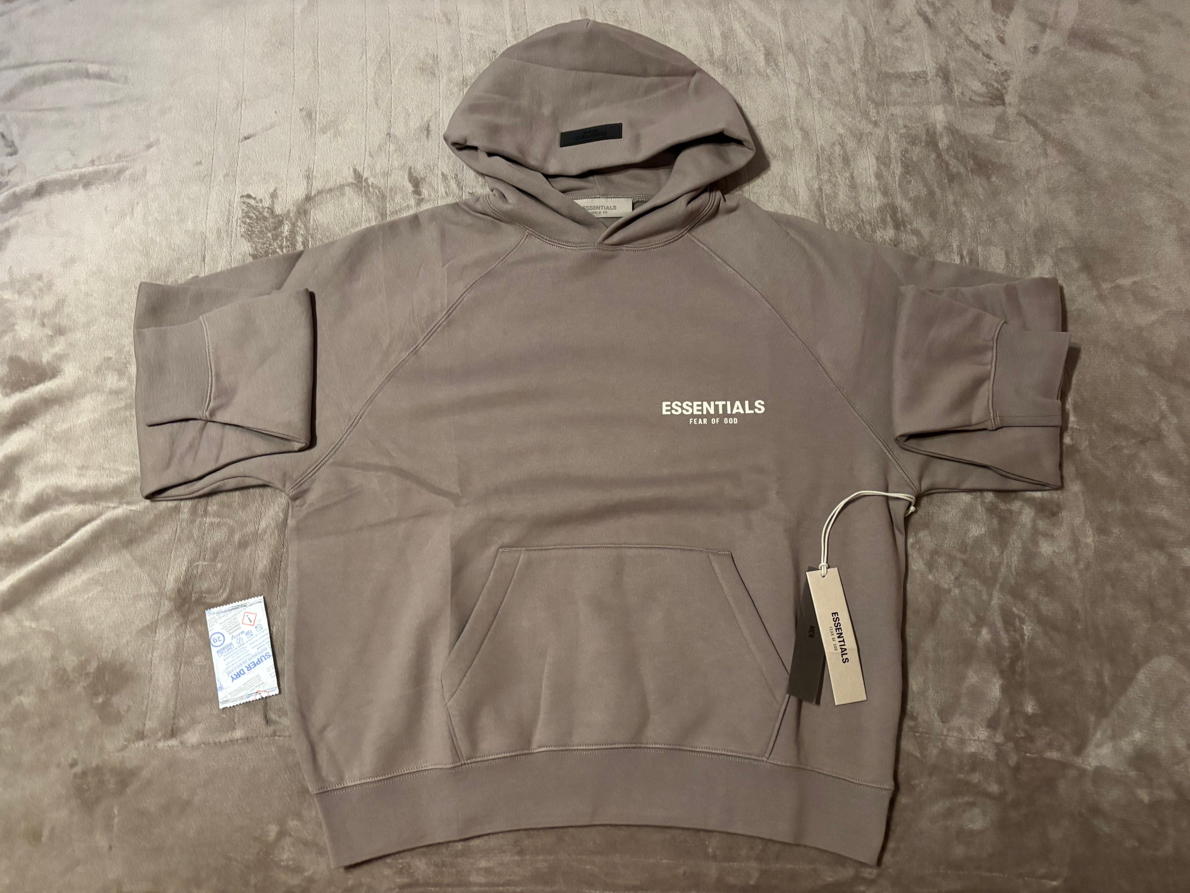 NEW Fear of God Essentials Desert Taupe Hoodie Size S-L 100% Authentic✅