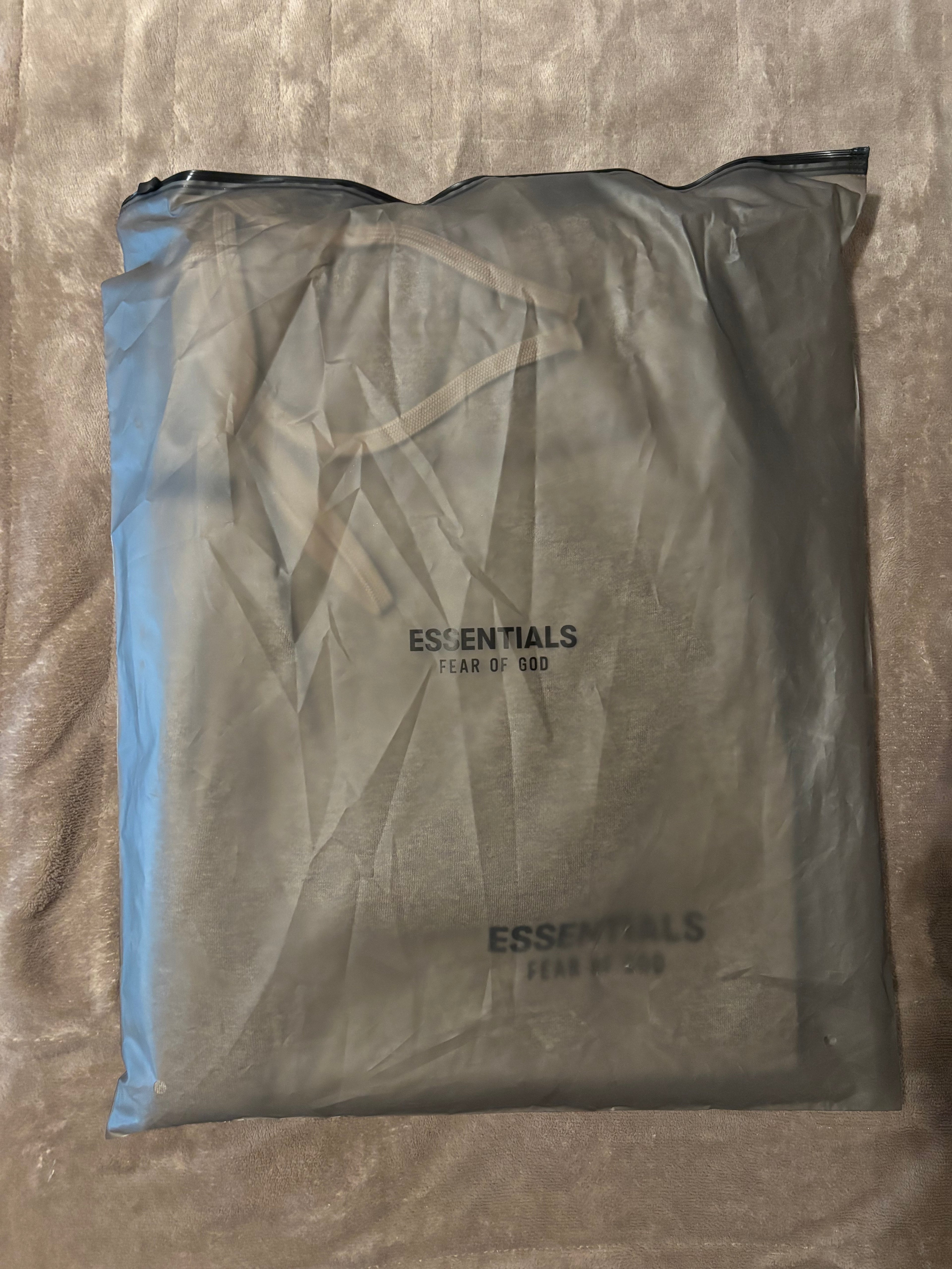 NEW Fear of God Essentials Heather Grey Cuffed Sweatpants Size S-M