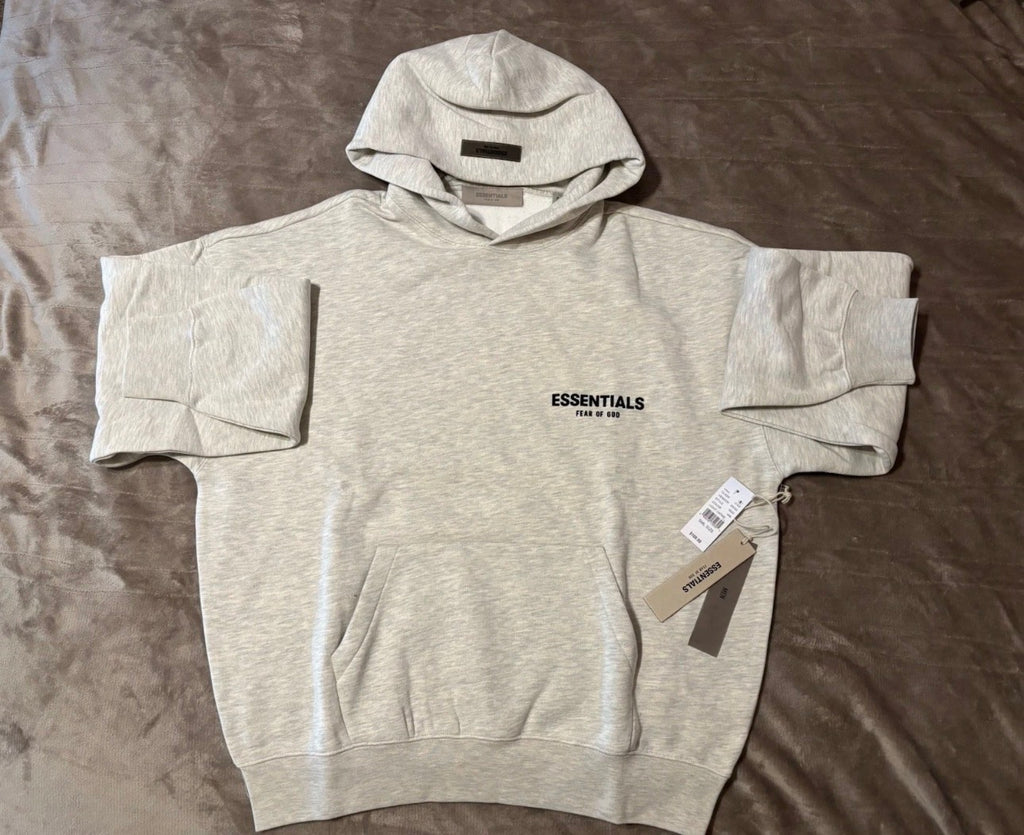 NEW Fear of God Essentials Light Oatmeal Hoodie Size Small 100% Authentic✅