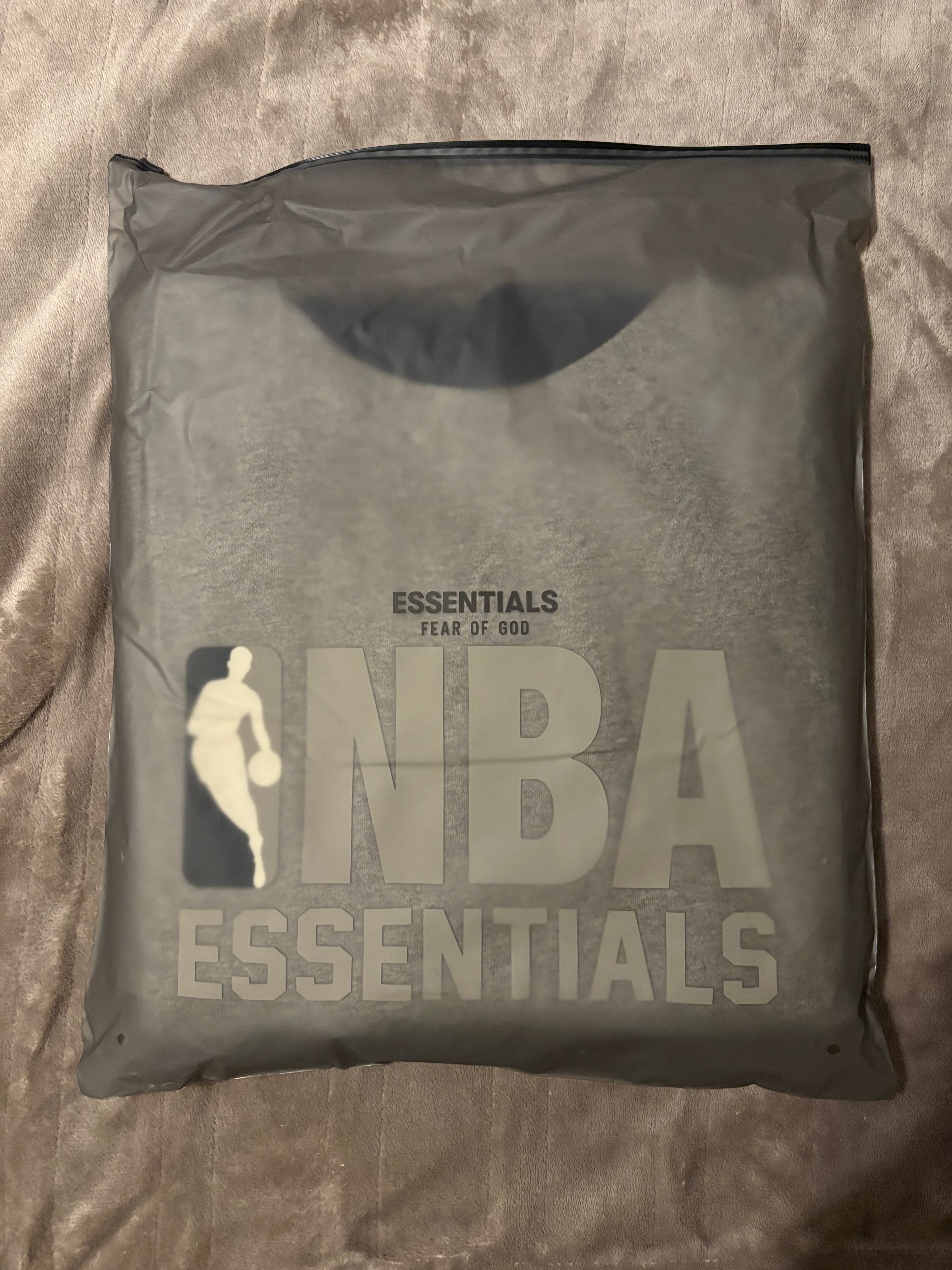 NEW NBA Fear of God Essentials Warm Heather Hoodie Size Small