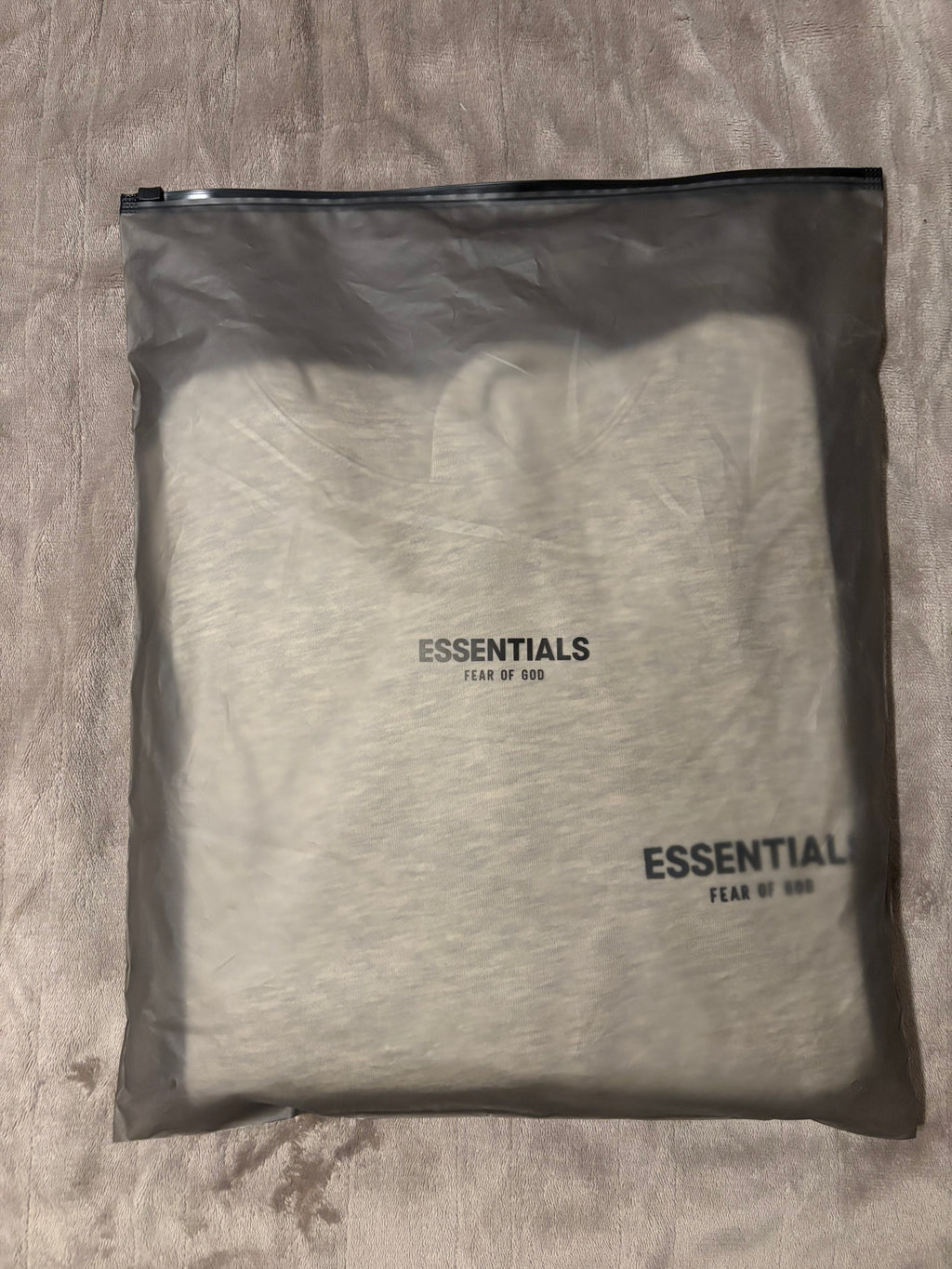 NEW Fear of God Essentials Light Oatmeal Hoodie Size XS 100% Authentic✅